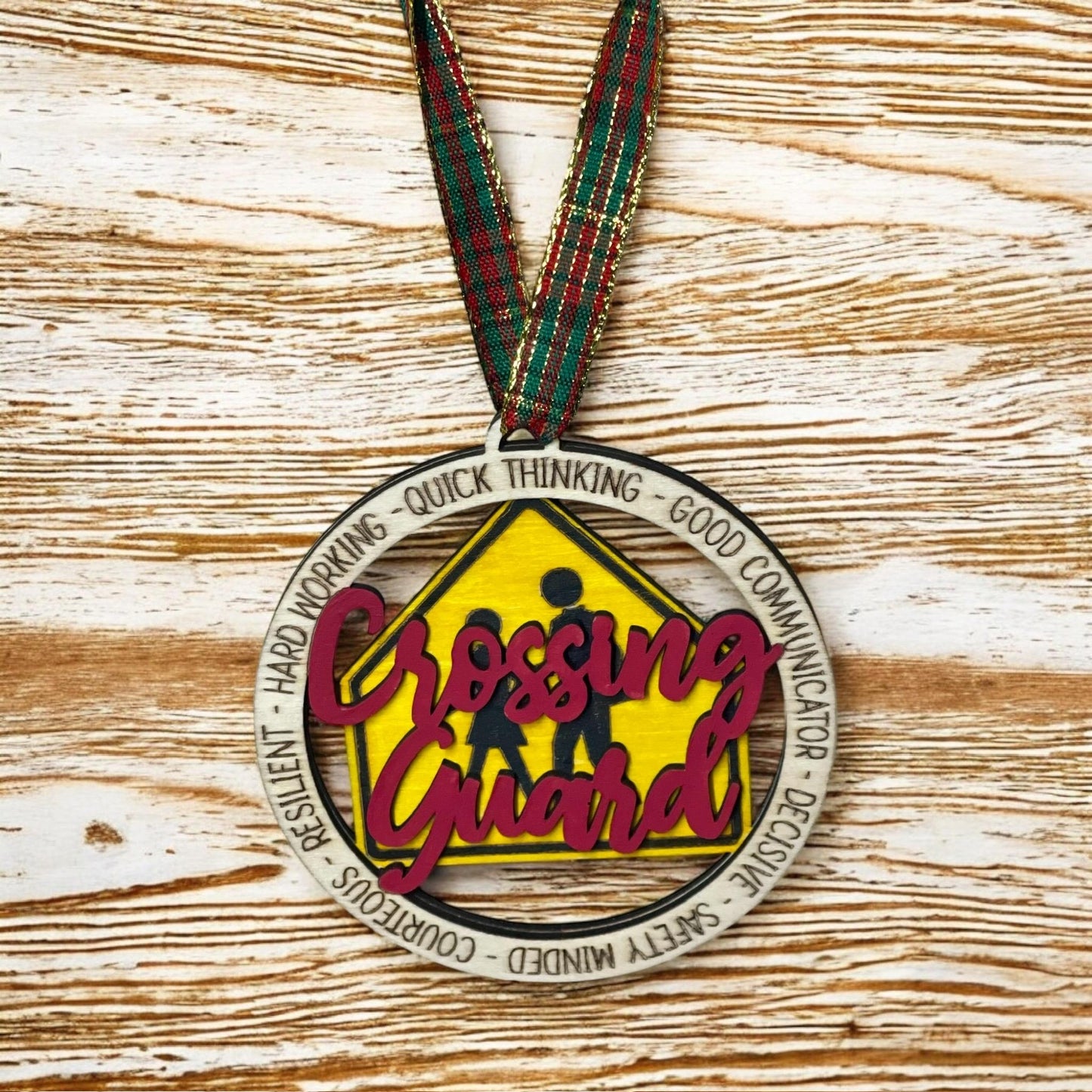 Crossing Guard Appreciation Ornament/Keepsake - Hand-Painted