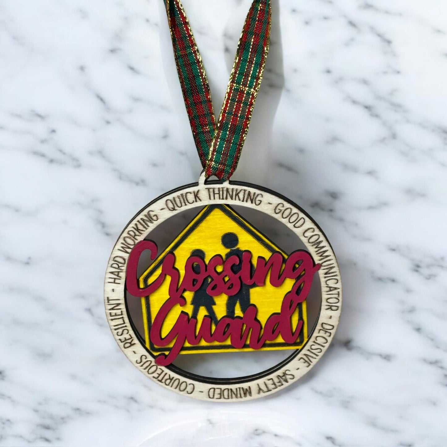 Crossing Guard Appreciation Ornament/Keepsake - Hand-Painted