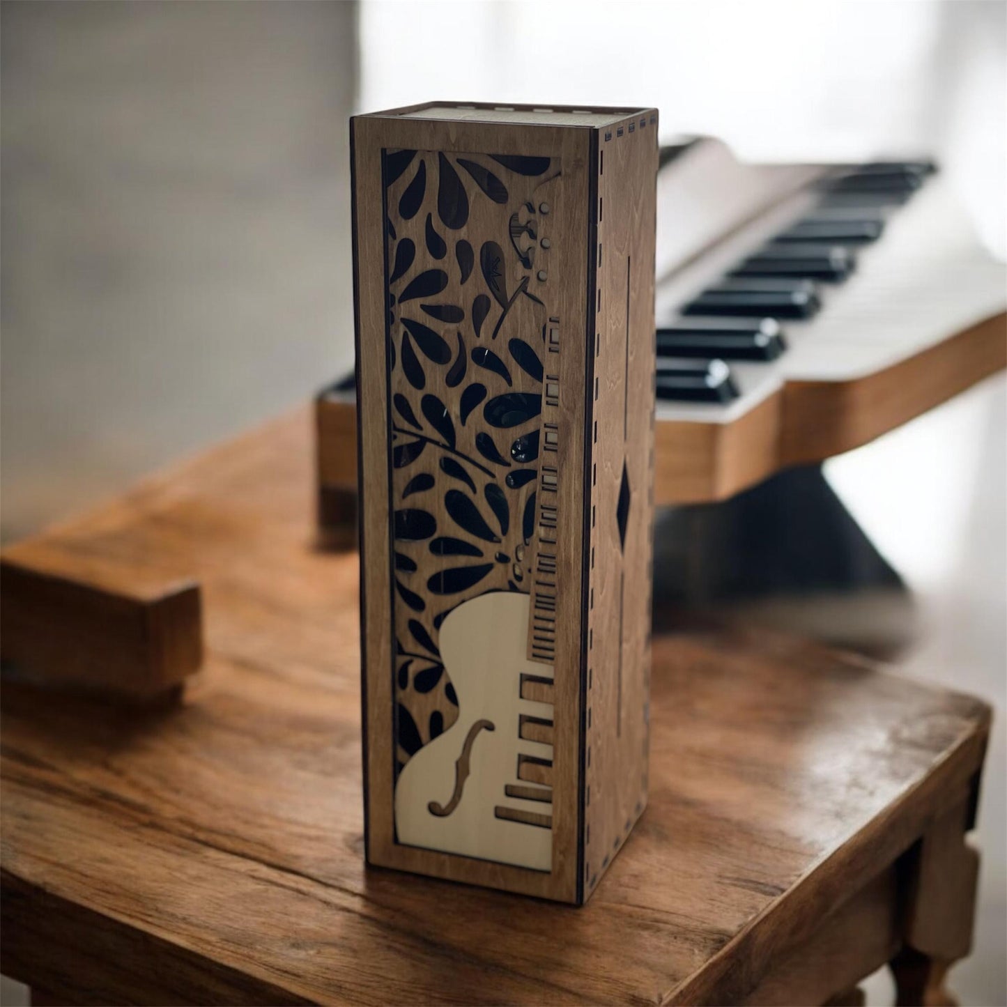Wood Wine Box - Wine Gift/Display Box