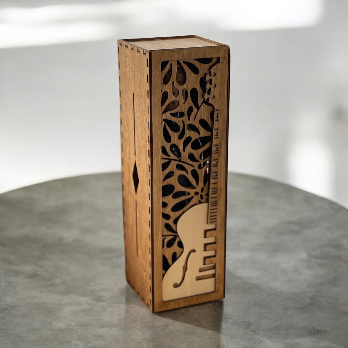 Wood Wine Box - Wine Gift/Display Box