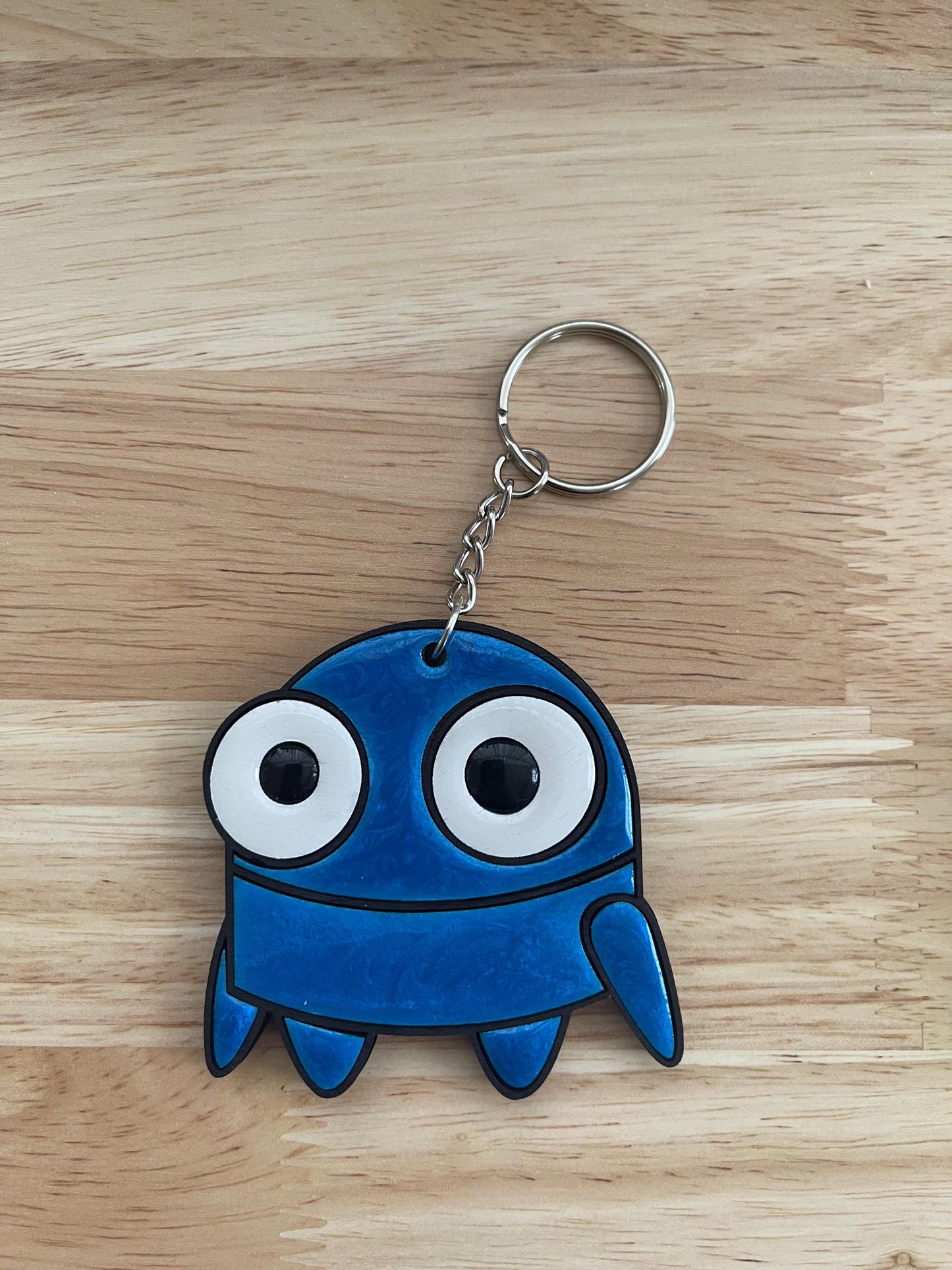 R.E.P.O. Robot Wood/Resin Keychains | Laser Cut Chaos with Resin Shine | Too Cute to Malfunction