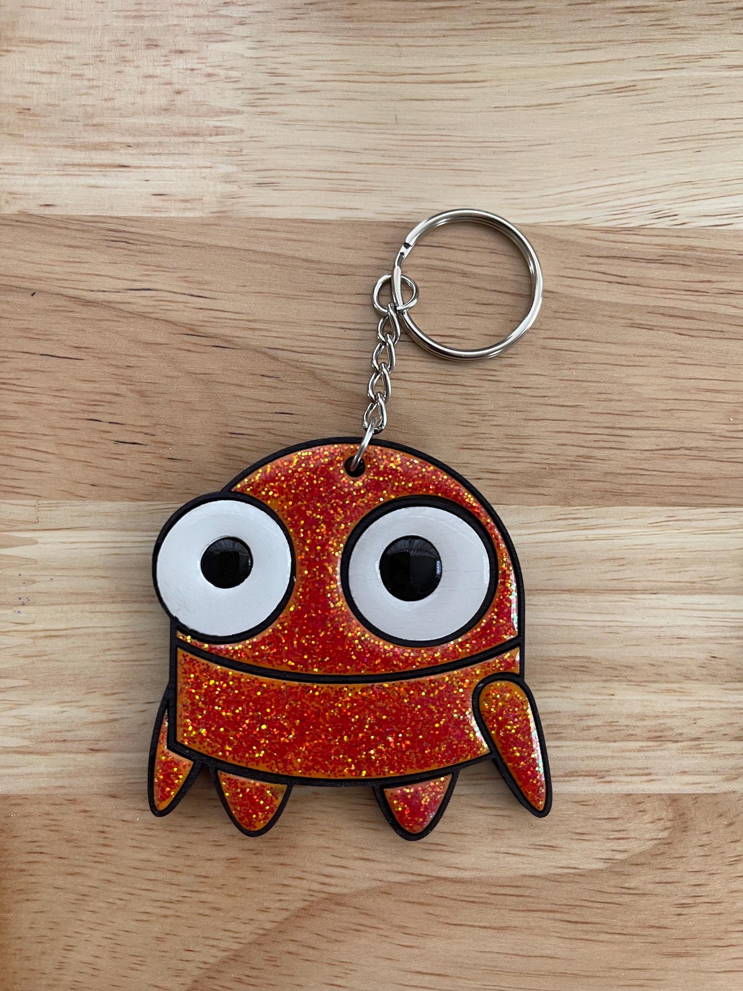 R.E.P.O. Robot Wood/Resin Keychains | Laser Cut Chaos with Resin Shine | Too Cute to Malfunction