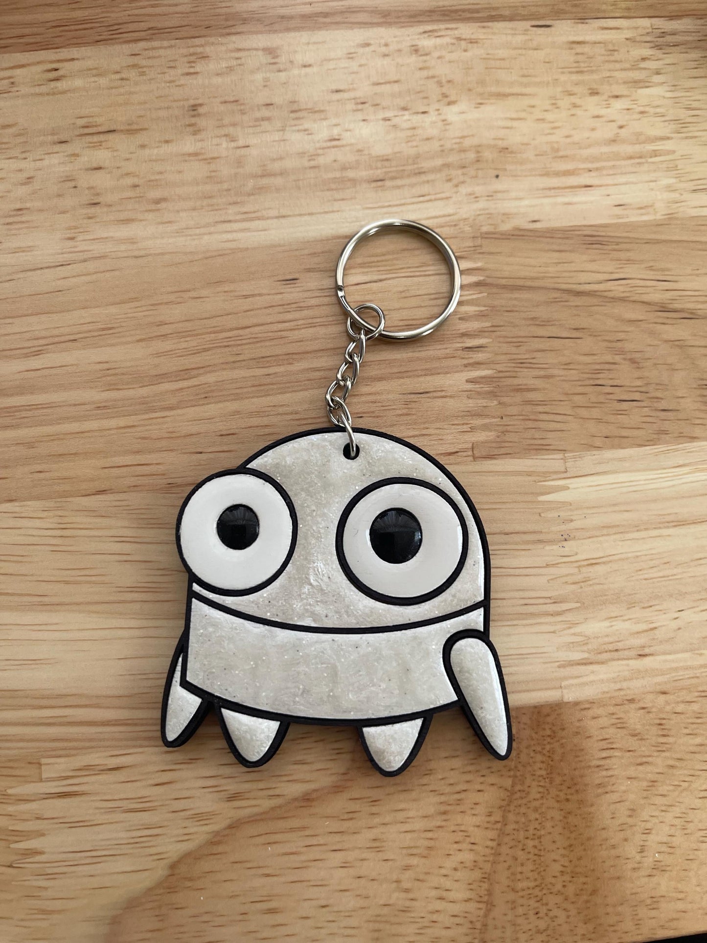 R.E.P.O. Robot Wood/Resin Keychains | Laser Cut Chaos with Resin Shine | Too Cute to Malfunction
