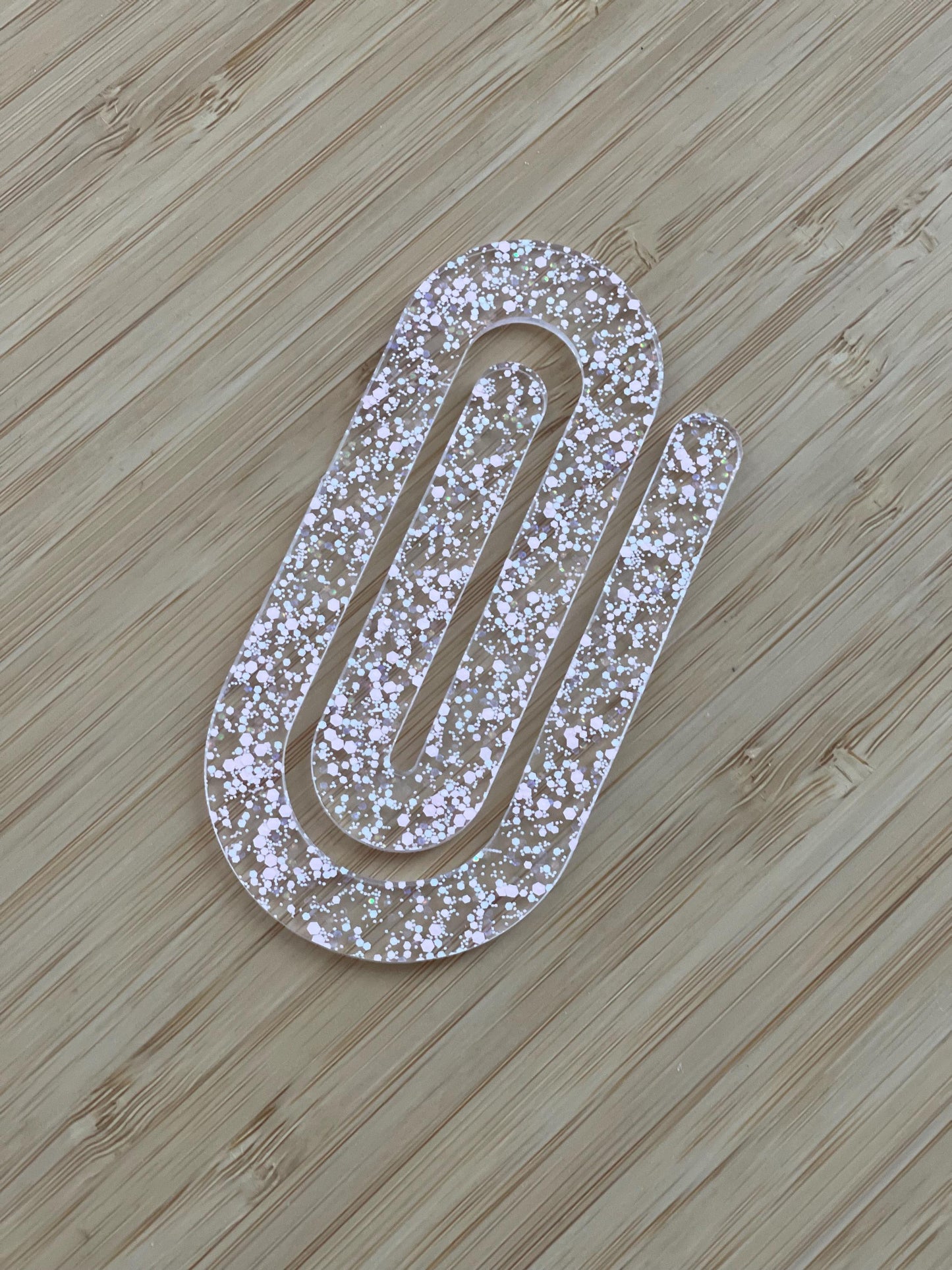 Unique Handmade Jumbo/Oversized Acrylic Paper Clips/Bookmarks/Stationary