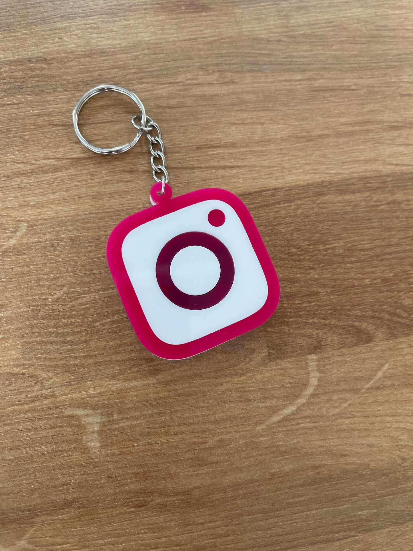 Custom Acrylic NFC Tag | Tap to Connect Keychain for Realtors, Instagram, Small Biz
