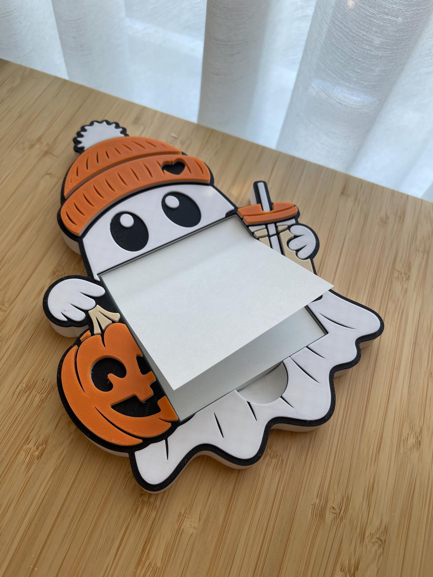Pumpkin Spice Ghost Desk Accessories - Fall Stationery Collection