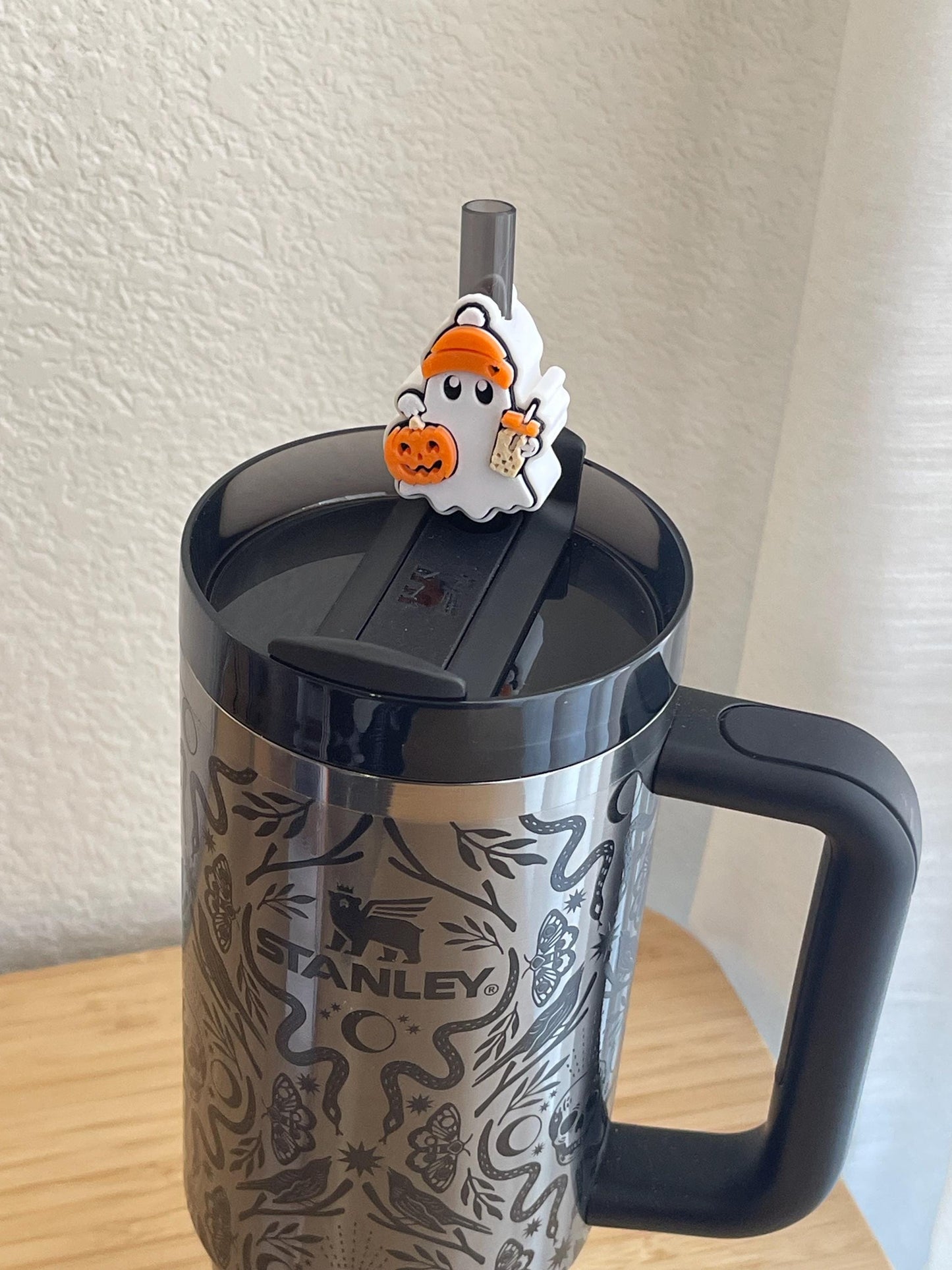 Pumpkin Spice Ghost Desk Accessories - Fall Stationery Collection