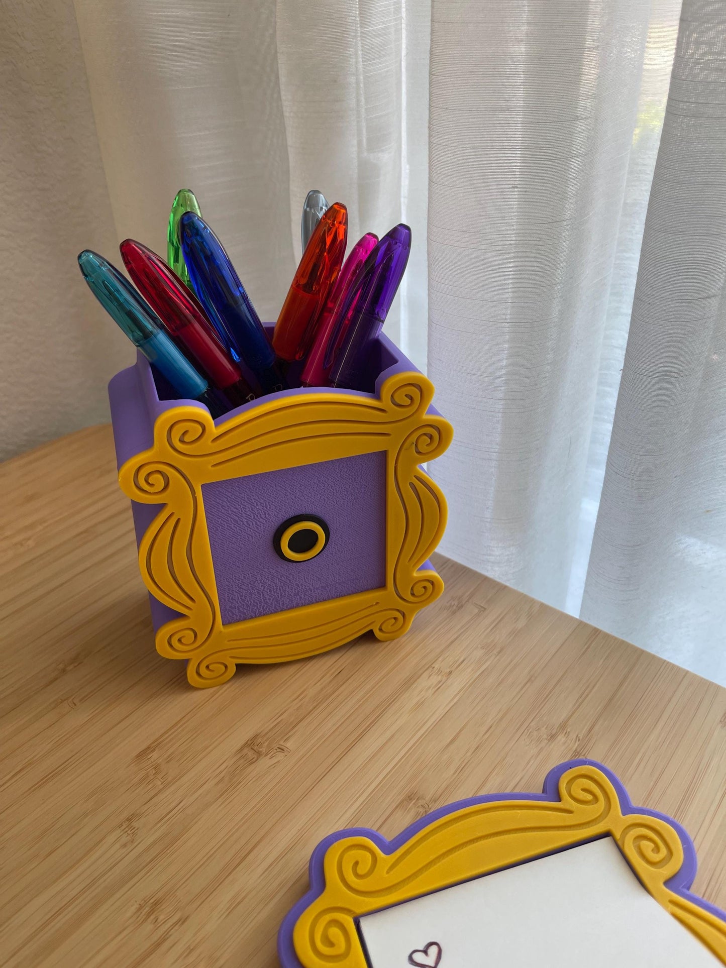 Friends-Inspired Desk Accessories – Yellow Frame Stationery Collection