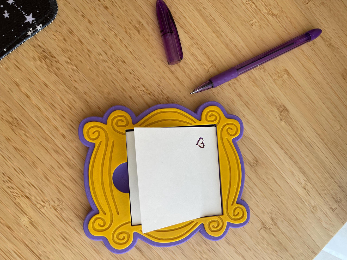 Friends-Inspired Desk Accessories – Yellow Frame Stationery Collection