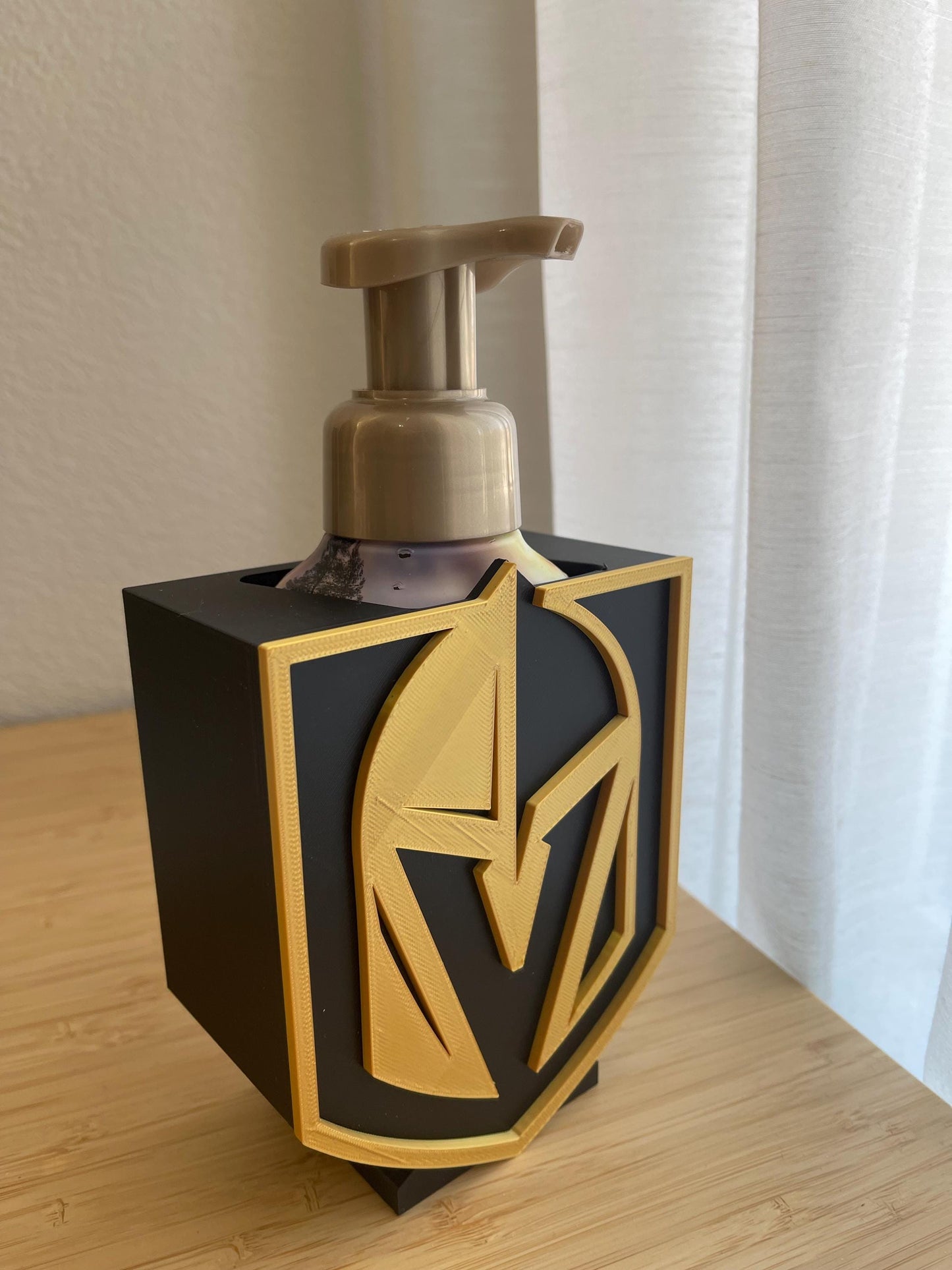 Vegas Golden Knights Soap Holder - VGK - Bath & Body Works Foaming Soap Holder - NHL Fan Bathroom Decor