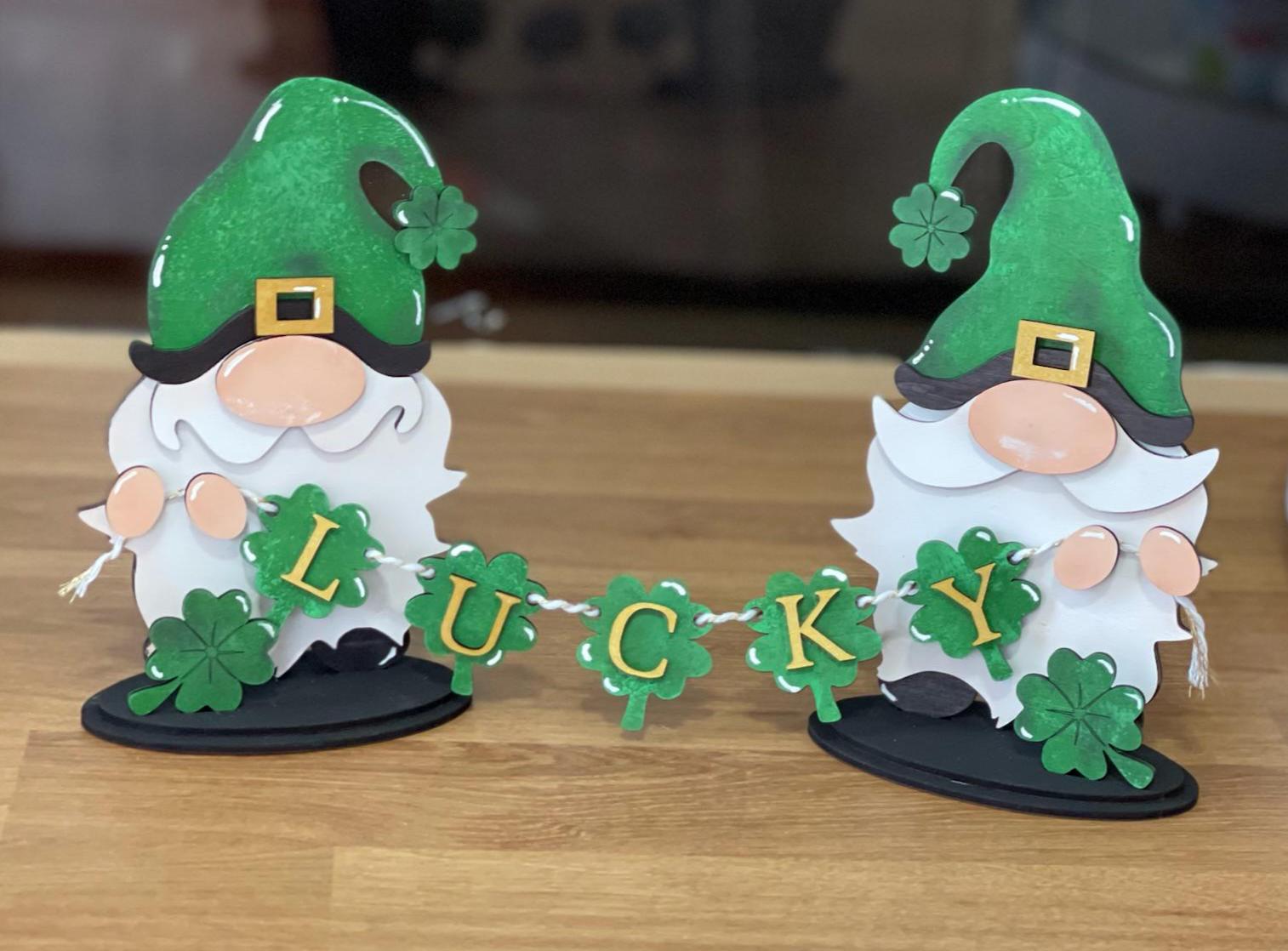 Holiday Interchangable Gnome Sets with Banner