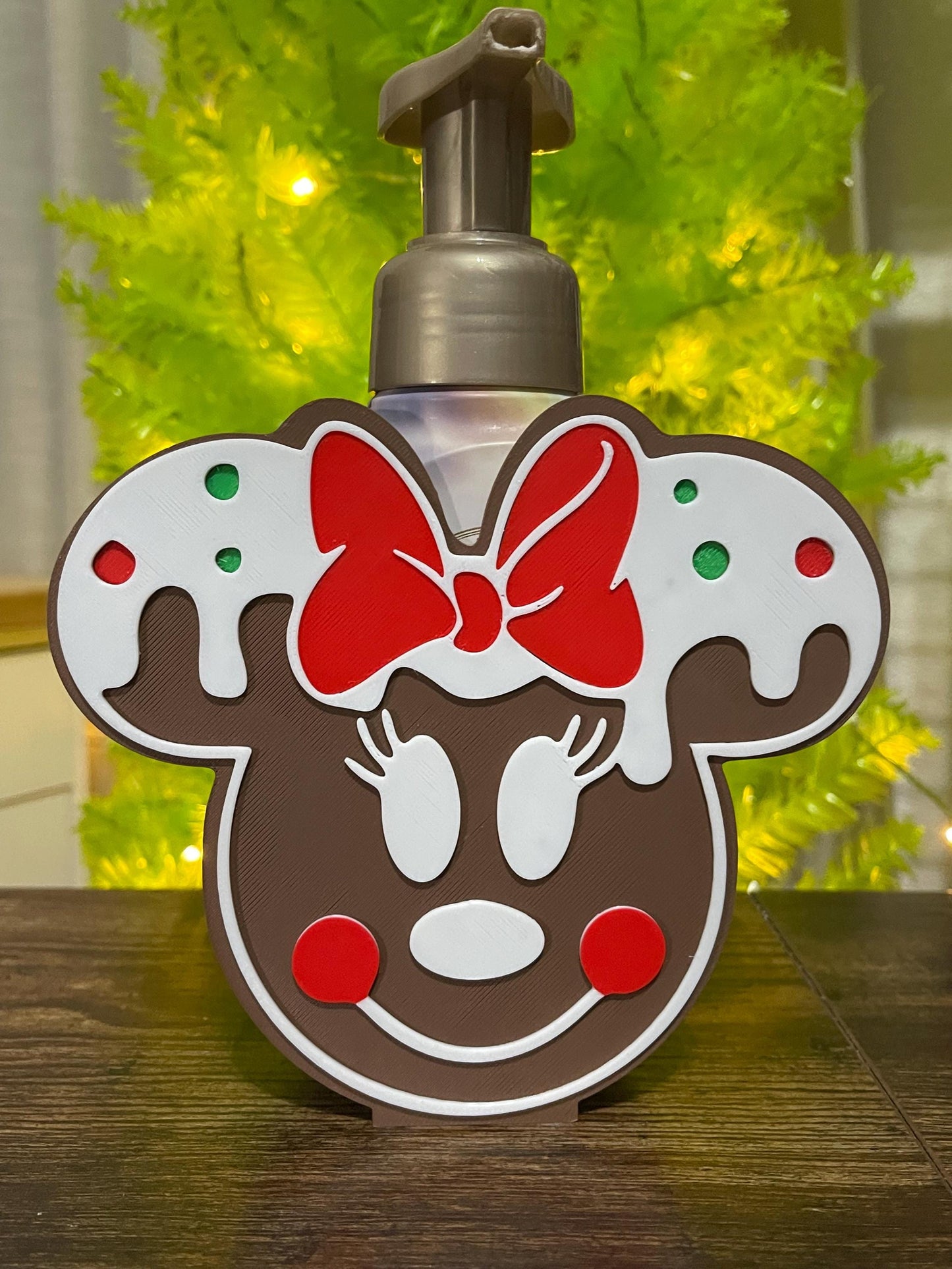 Holiday Peppermint & Gingerbread Soap Bottle Holders – Fits BBW Foaming Soap