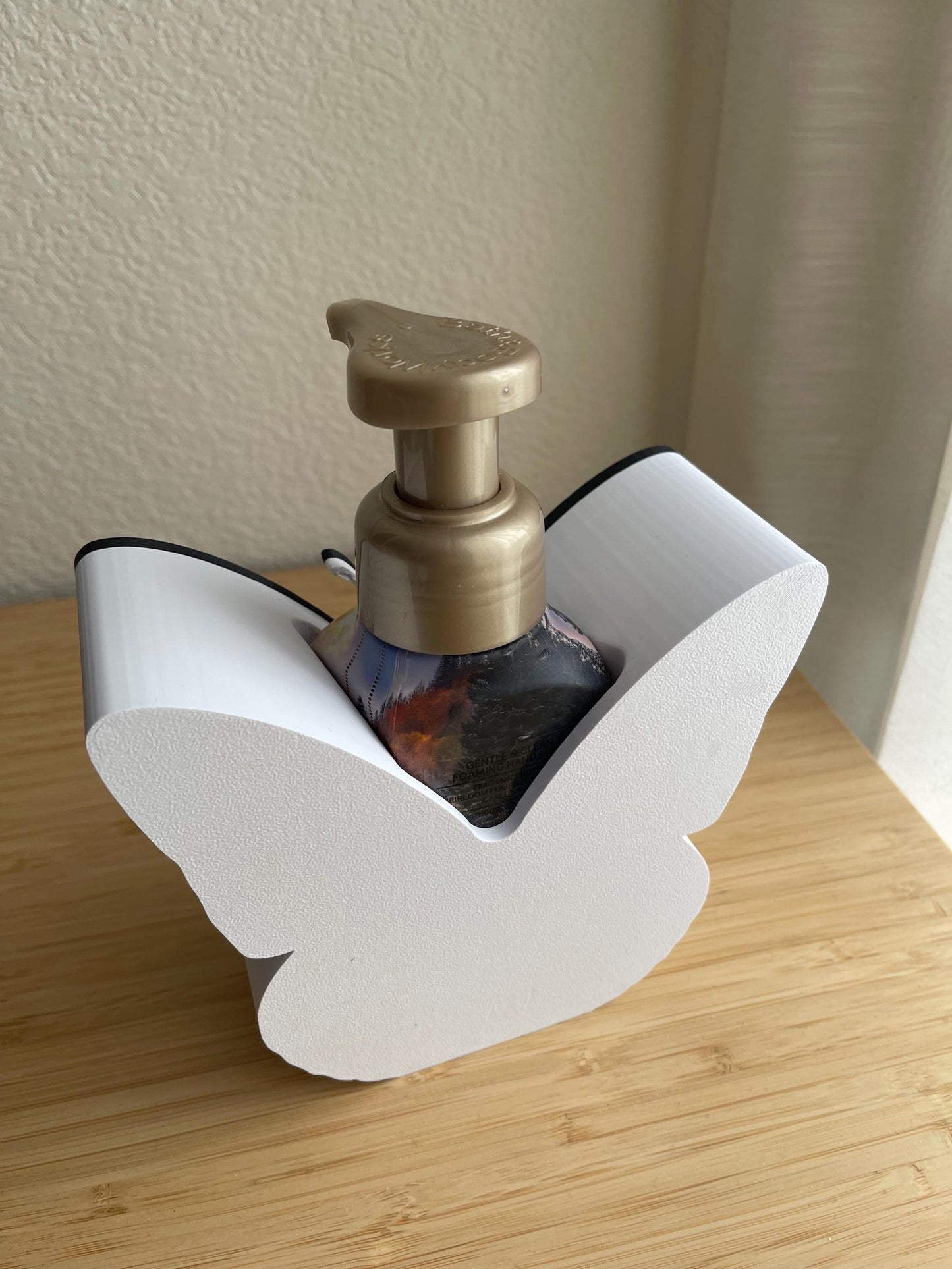 Butterfly Foaming Soap Holder | Bath & Body Works Soap Sleeve | 3D Printed Soap Decor | Butterfly Bathroom Decor