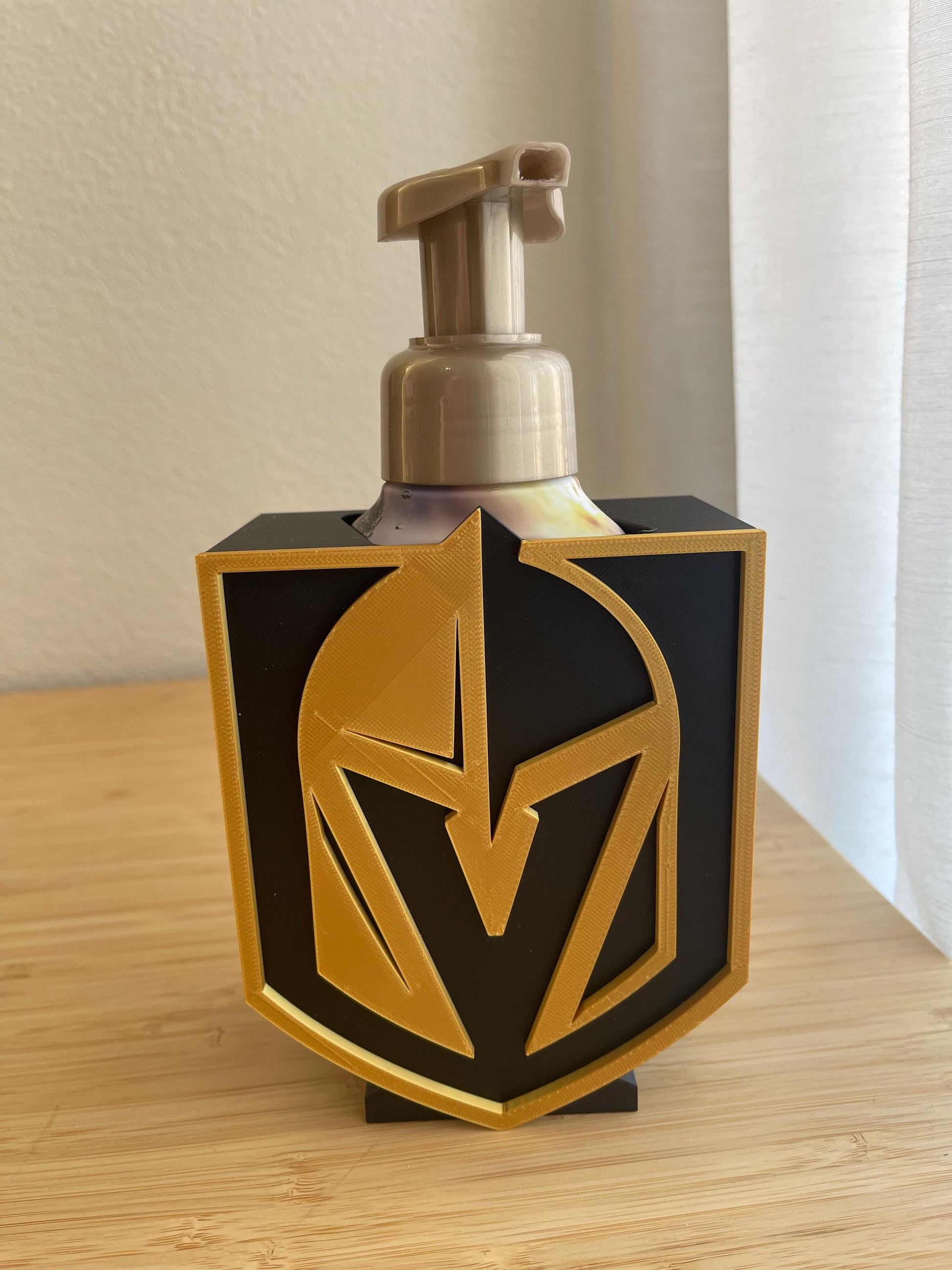 Vegas Golden Knights Soap Holder - VGK - Bath & Body Works Foaming Soap Holder - NHL Fan Bathroom Decor