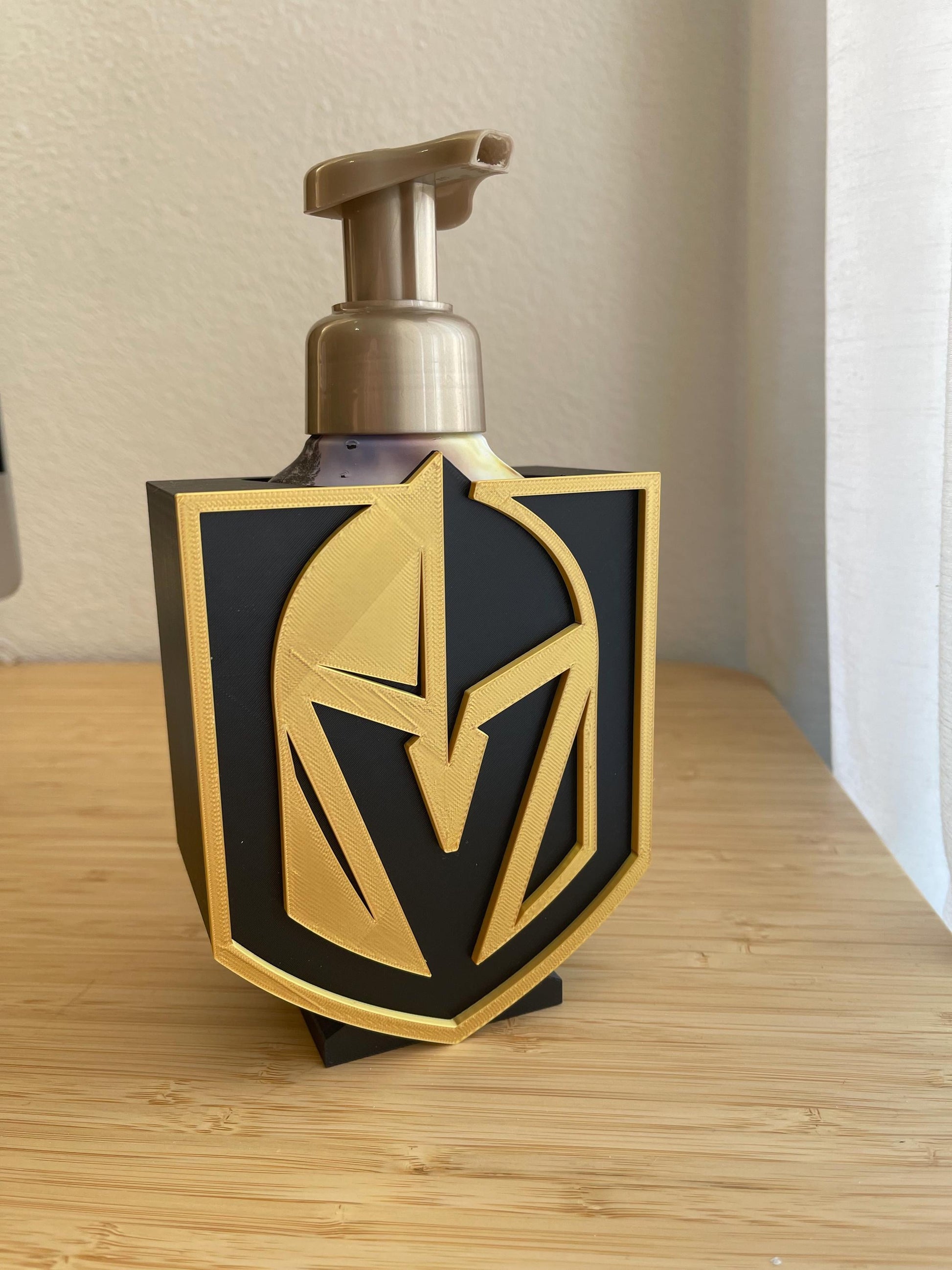 Vegas Golden Knights Soap Holder - VGK - Bath & Body Works Foaming Soap Holder - NHL Fan Bathroom Decor