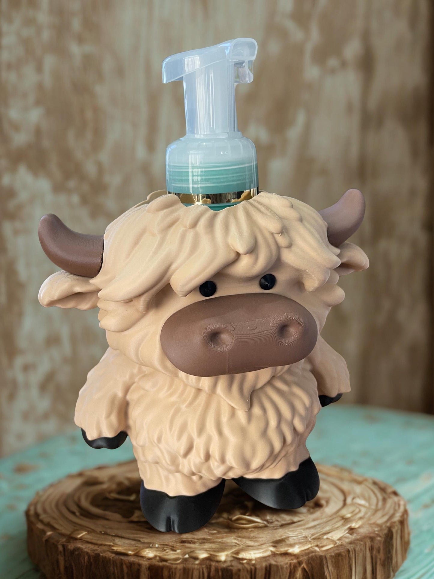Highland Cow Soap Holder - Bath & Body Works Foaming Soap Holder - Farmhouse Bathroom Decor - Cow Kitchen Sink Accessory