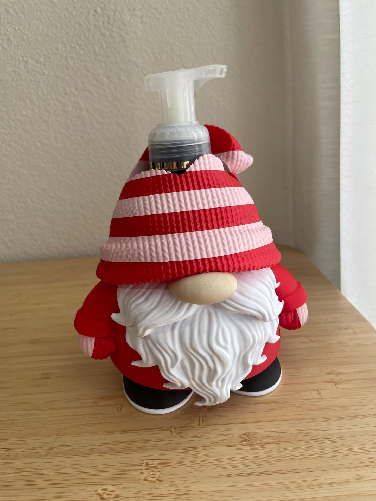 Gnome Soap Holder - Bath & Body Works Foaming Soap Holder - Christmas Bathroom Decor - Gnome Kitchen Sink Decor