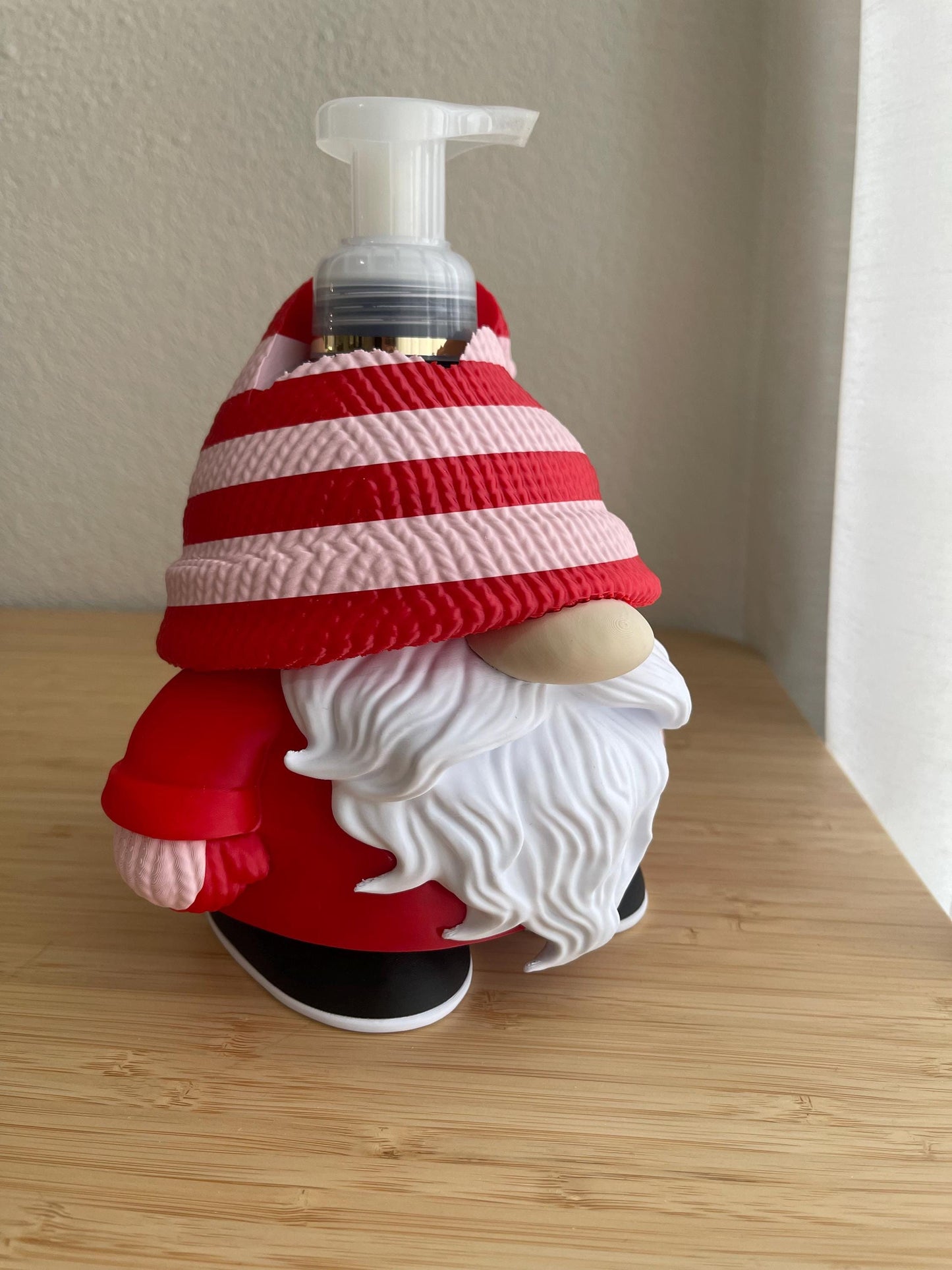 Gnome Soap Holder - Bath & Body Works Foaming Soap Holder - Christmas Bathroom Decor - Gnome Kitchen Sink Decor