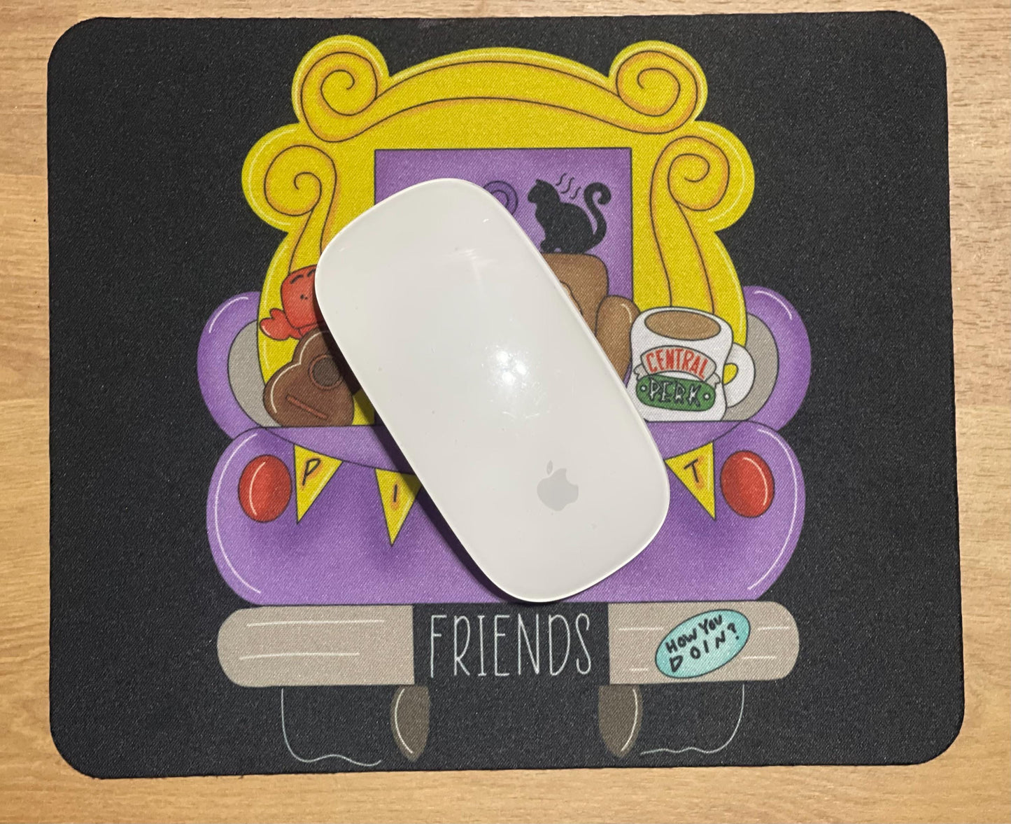 Friends Retro Pen Holder - Desk Accessories - Cute Office Decor - Small Desk Storage - Unique Gift for Home Office