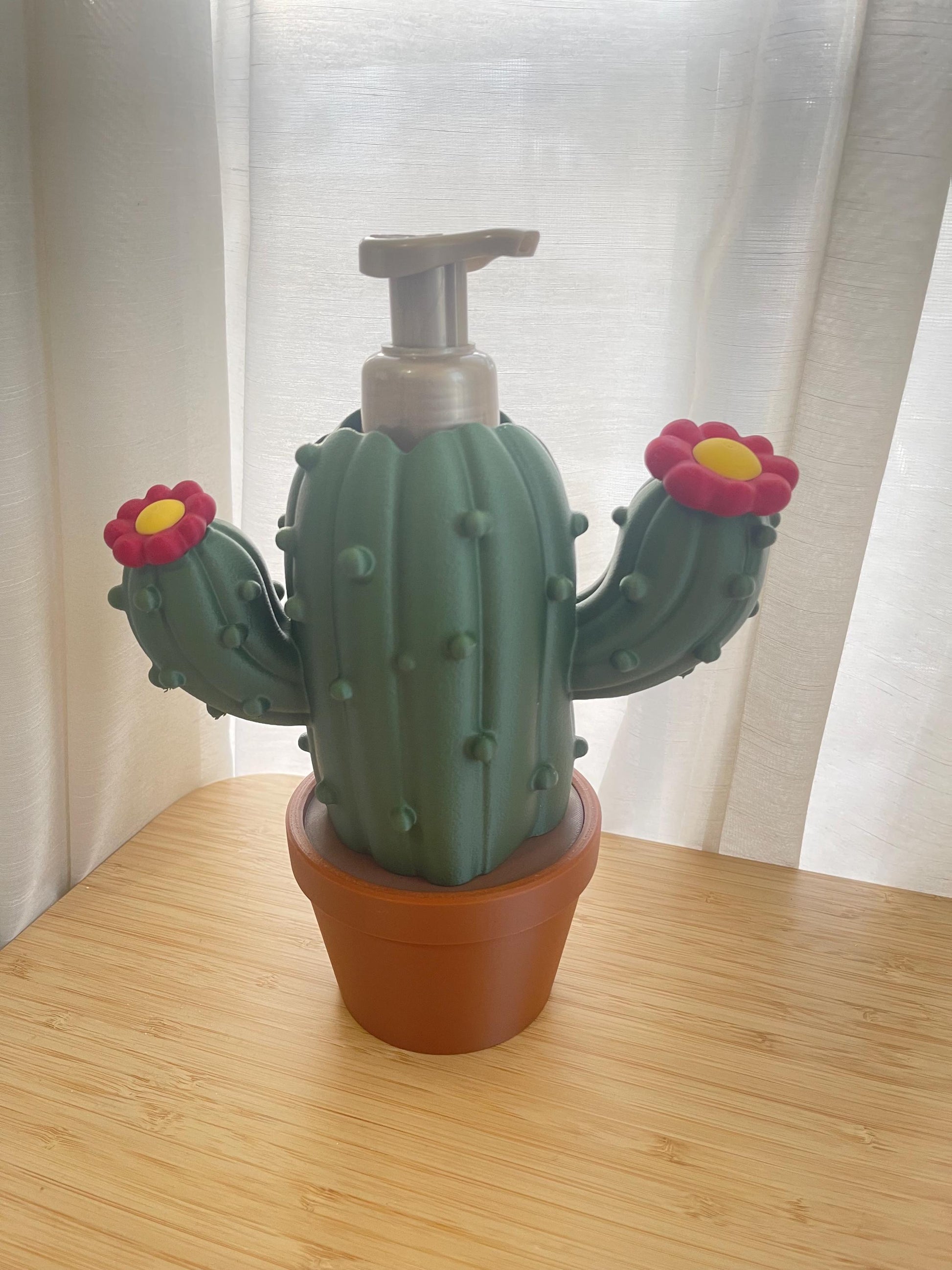 Cactus Soap Dispenser - Bathroom & Kitchen Decor