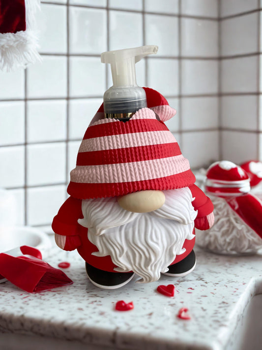 Gnome Soap Holder - Bath & Body Works Foaming Soap Holder - Christmas Bathroom Decor - Gnome Kitchen Sink Decor