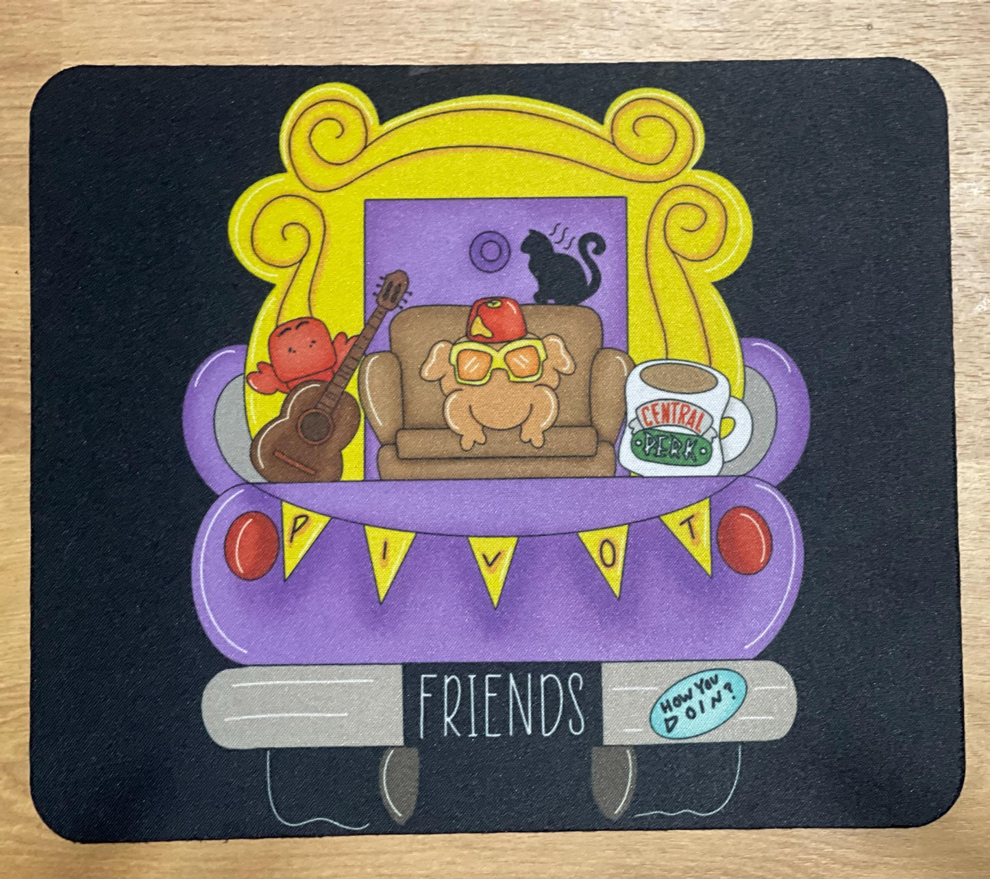 Friends Retro Pen Holder - Desk Accessories - Cute Office Decor - Small Desk Storage - Unique Gift for Home Office