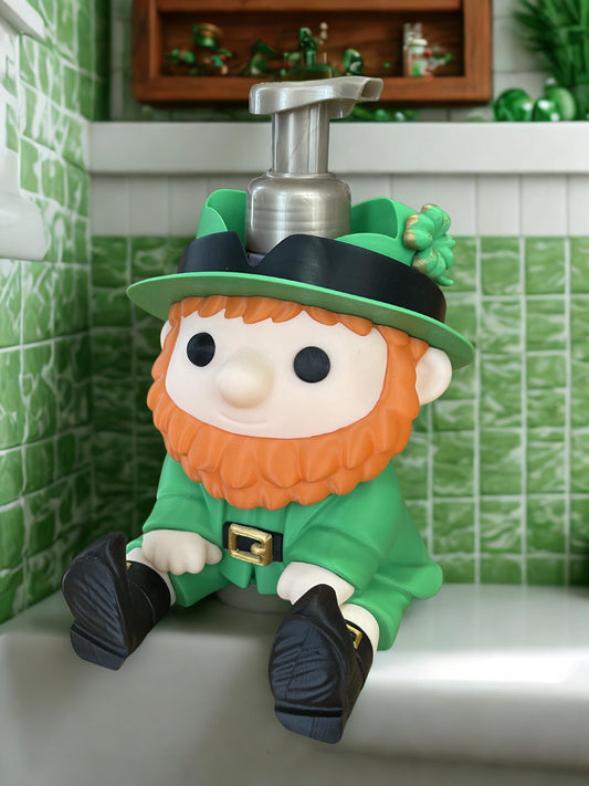 Leprechaun Soap Holder for Bath & Body Works | St Patricks Day Bathroom Decor | Lucky Leprechaun Soap Dispenser Holder | Irish Bathroom Deco