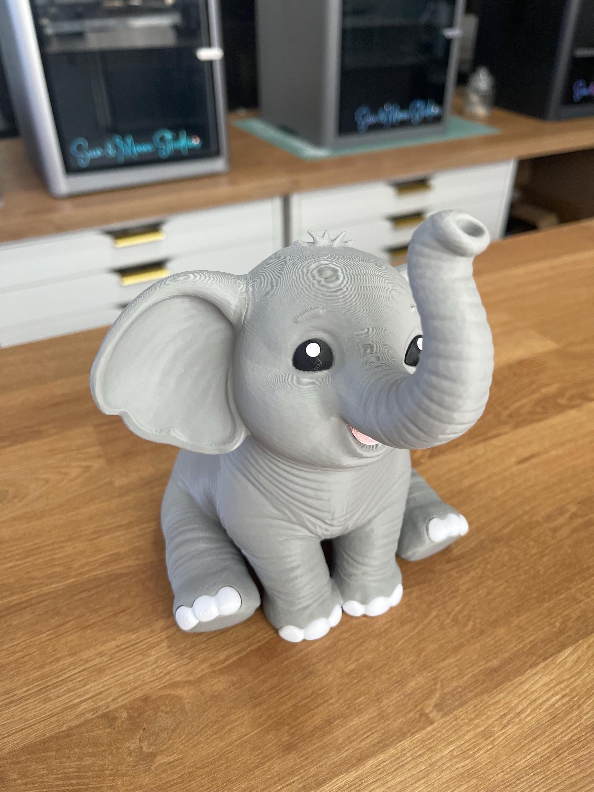 Elephant Soap Holder for Bath & Body Works | Cute Animal Bathroom Decor | Kids Bathroom Sink Organizer | Foaming Soap Dispenser Holder