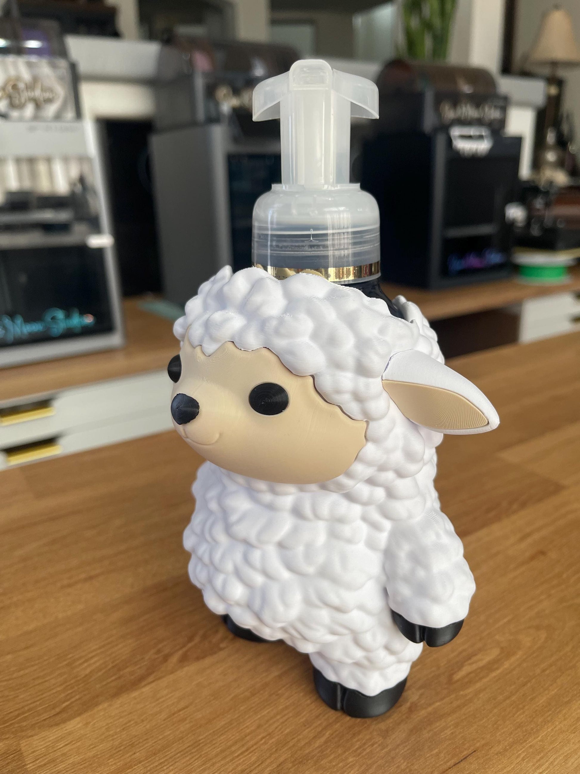 Sheep Soap Holder for Bath & Body Works | Cute Lamb Bathroom Decor | Farmhouse Animal Soap Holder | Kids Bathroom Sink Organizer