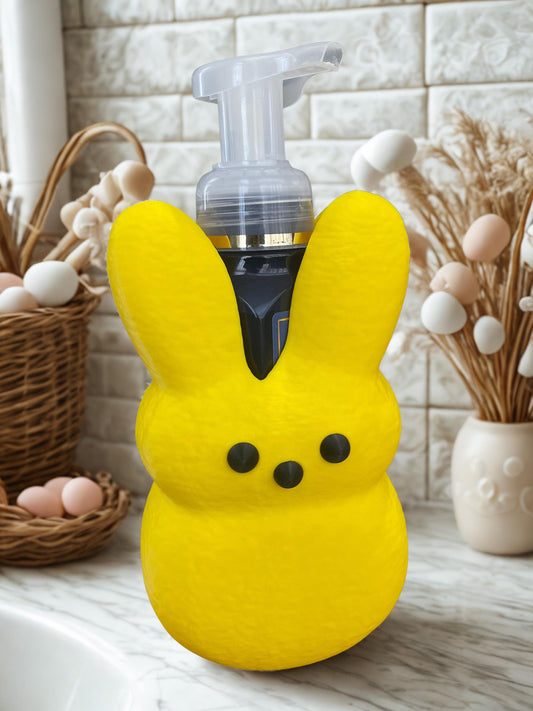 Peeps Bunny Soap Holder for Bath & Body Works Foaming Soap | Easter Bathroom Decor | Cute Bunny Soap Dispenser Holder