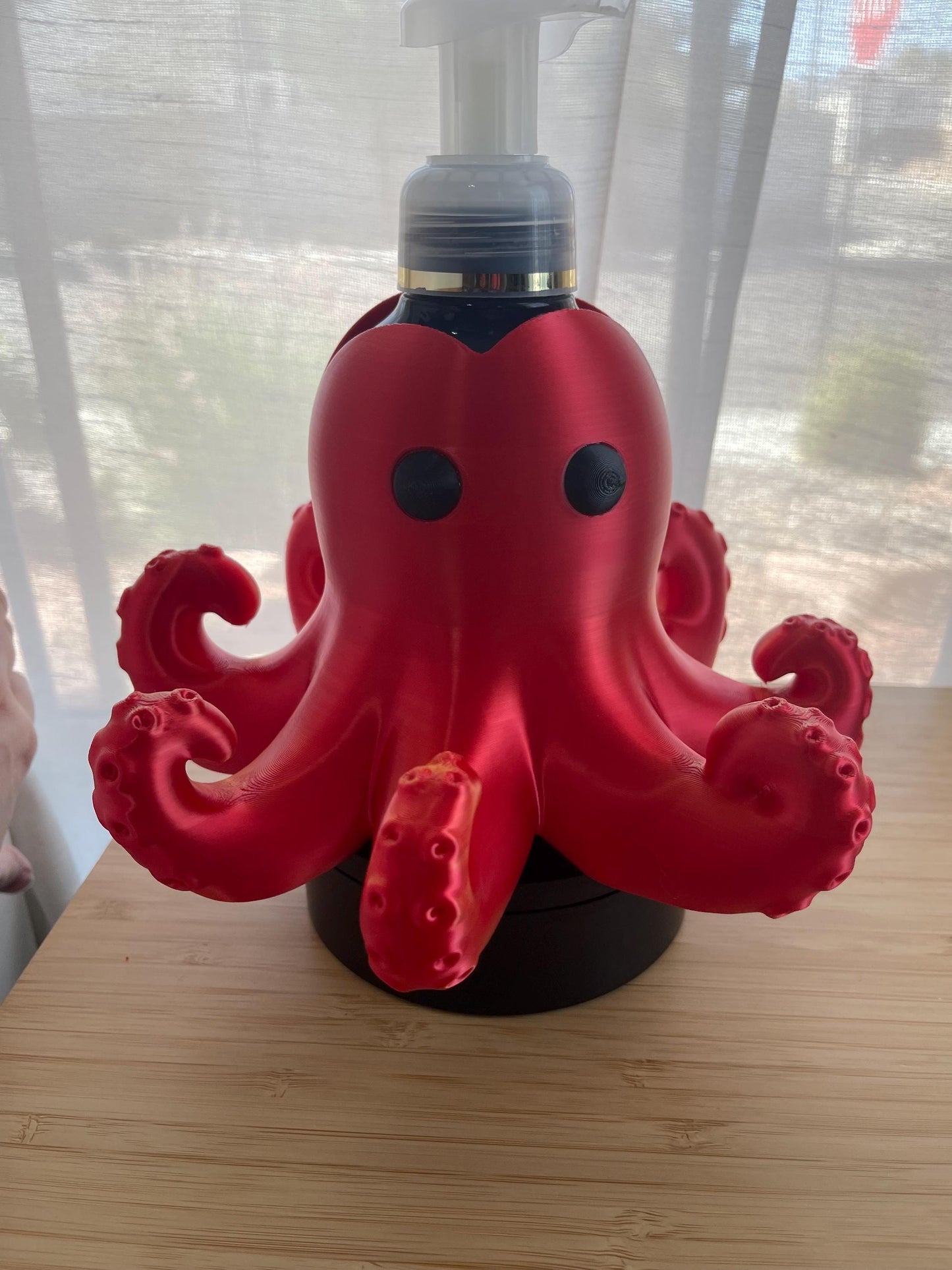 Octopus Soap Holder for Bath & Body Works, Coastal Bathroom Decor, Ocean Theme Sink Organizer, 3D Printed Sponge Holder