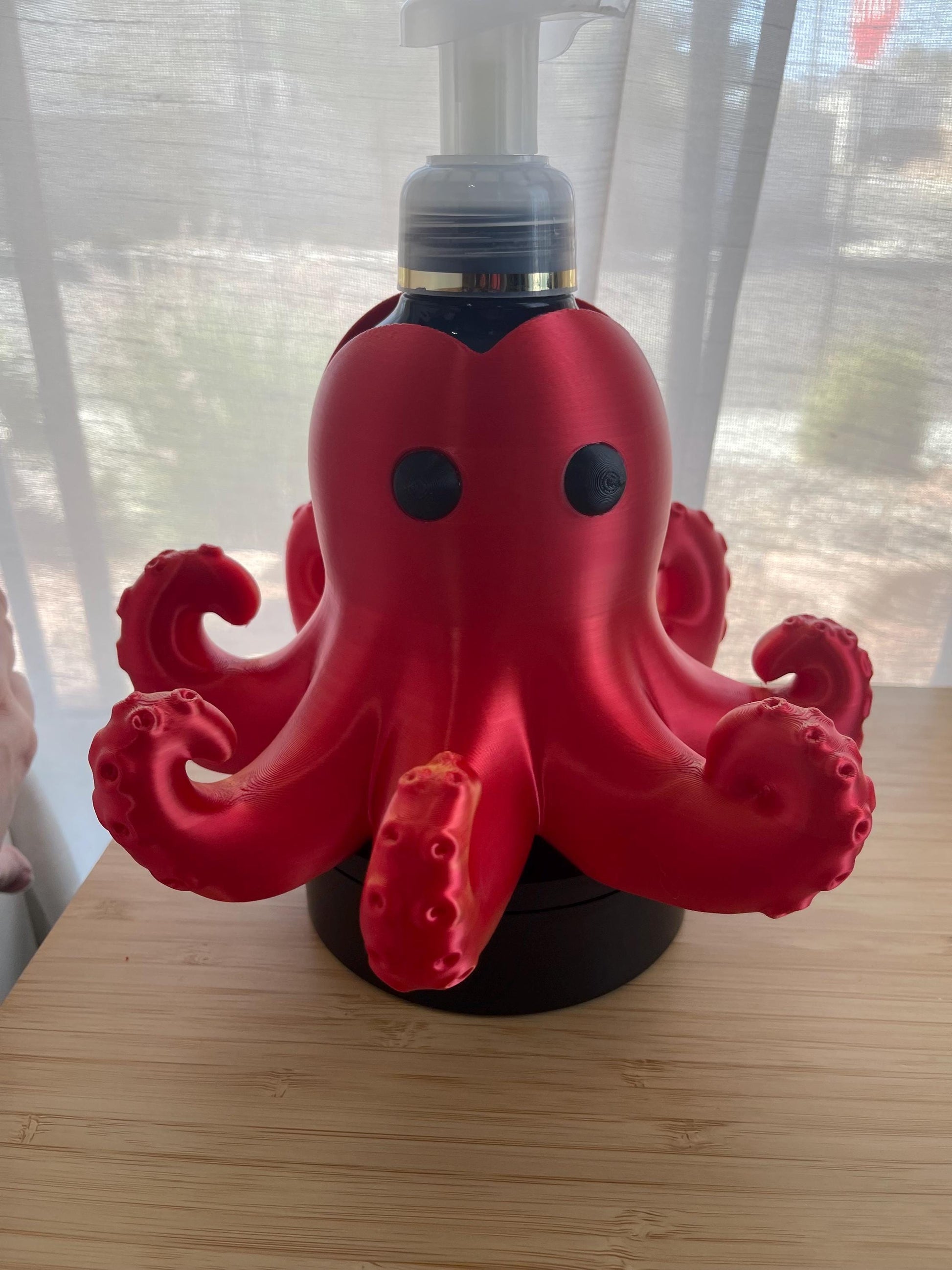 Octopus Soap Holder for Bath & Body Works, Coastal Bathroom Decor, Ocean Theme Sink Organizer, 3D Printed Sponge Holder