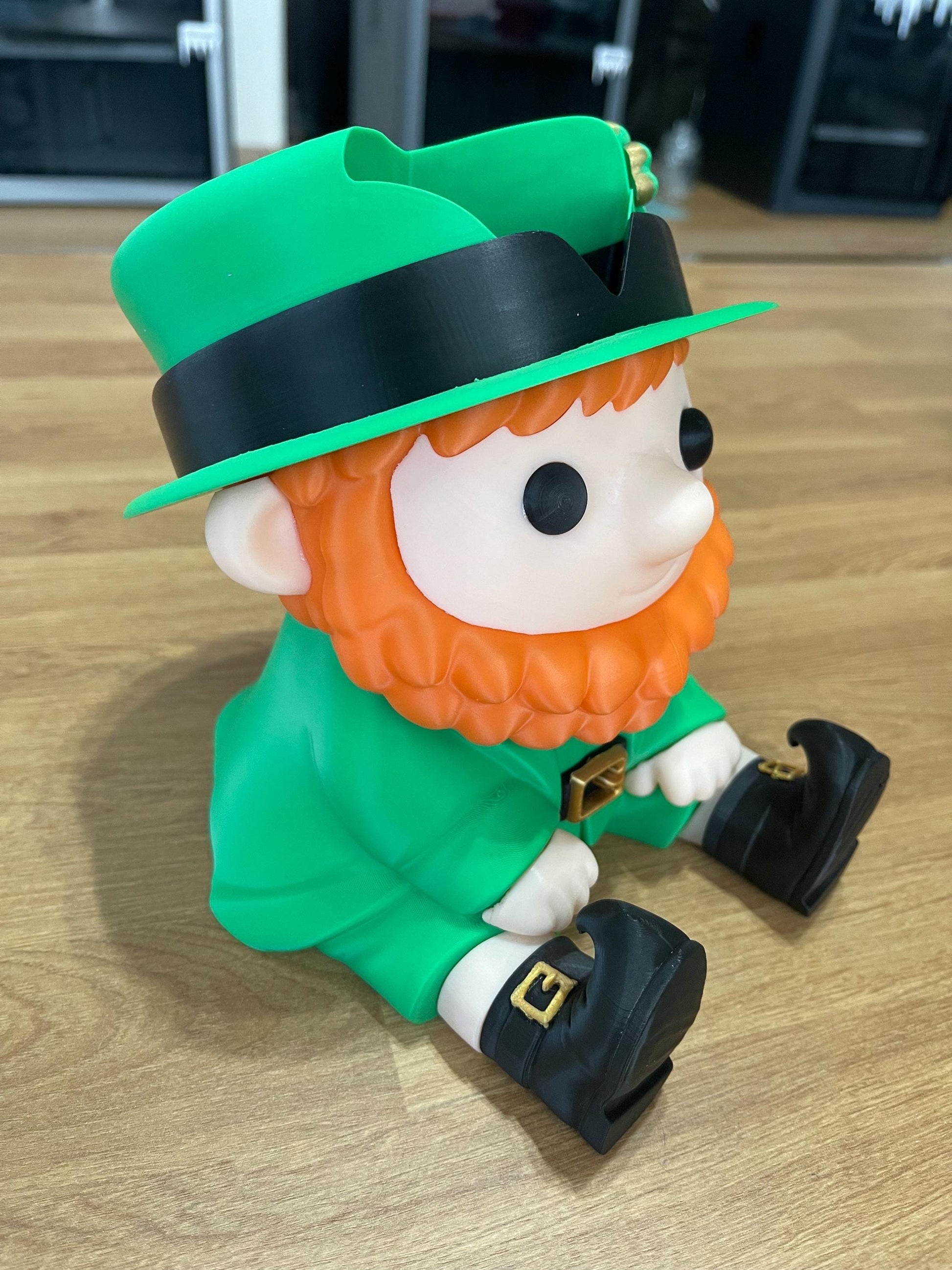 Leprechaun Soap Holder for Bath & Body Works | St Patricks Day Bathroom Decor | Lucky Leprechaun Soap Dispenser Holder | Irish Bathroom Deco