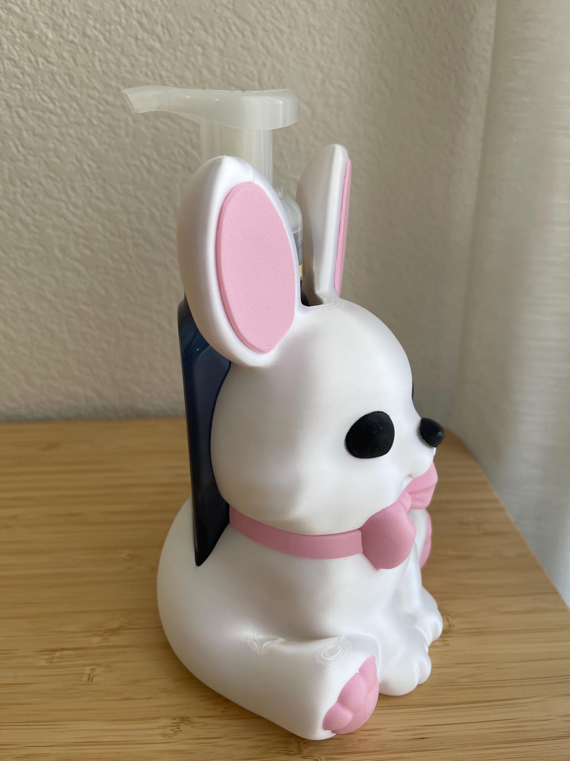 Bunny Soap Holder for Bath & Body Works Foaming Soap, Easter Decor, Cute Rabbit Sink Holder, Spring Bathroom Vibes