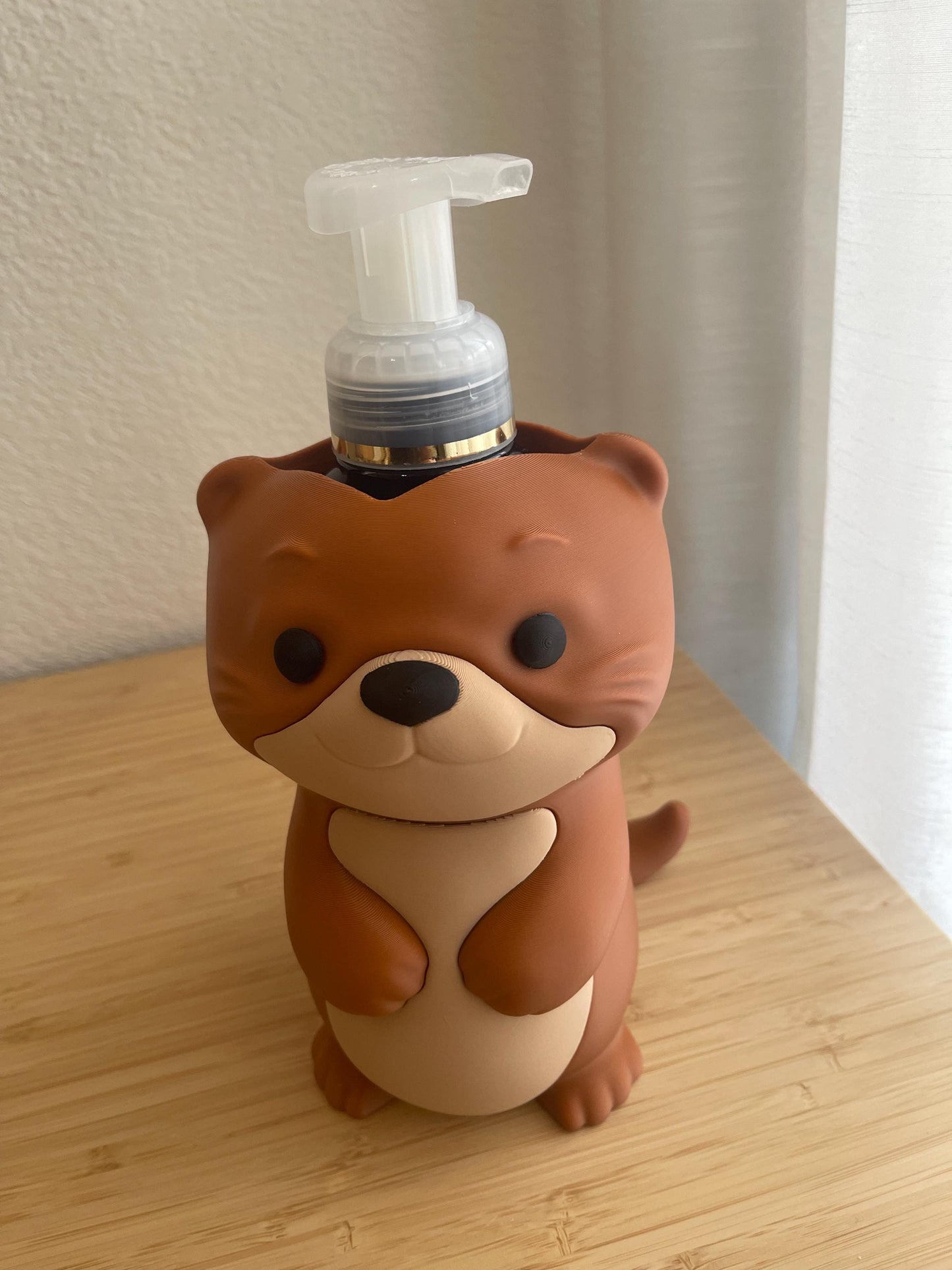 Otter Soap Holder for Bath & Body Works Foaming Soap | 3D Printed Animal Sink Decor