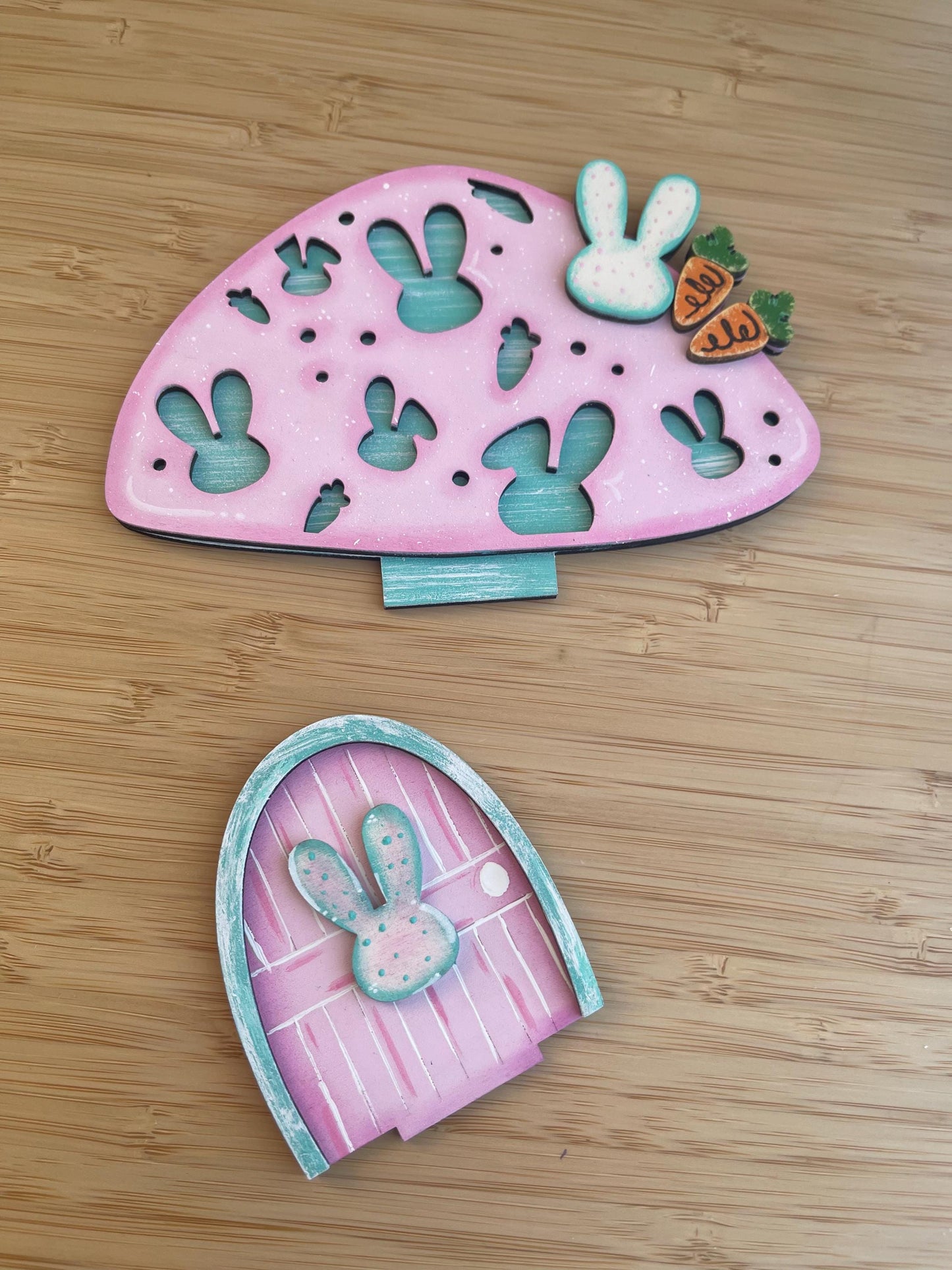 Gnome Mushroom Interchangeable Add-Ons | Seasonal Inserts for Mushroom Stand | Holiday Decor Pieces