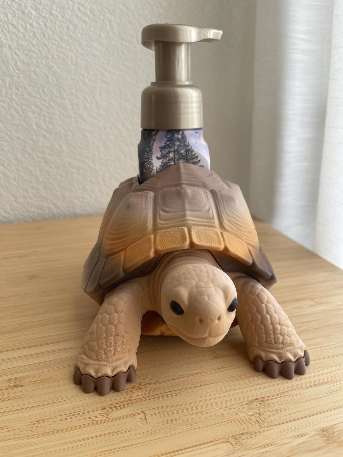 Tortoise Soap Holder | Turtle Bathroom Decor for Foaming Soap Stand | Holds Bath & Body Works Foaming Soap