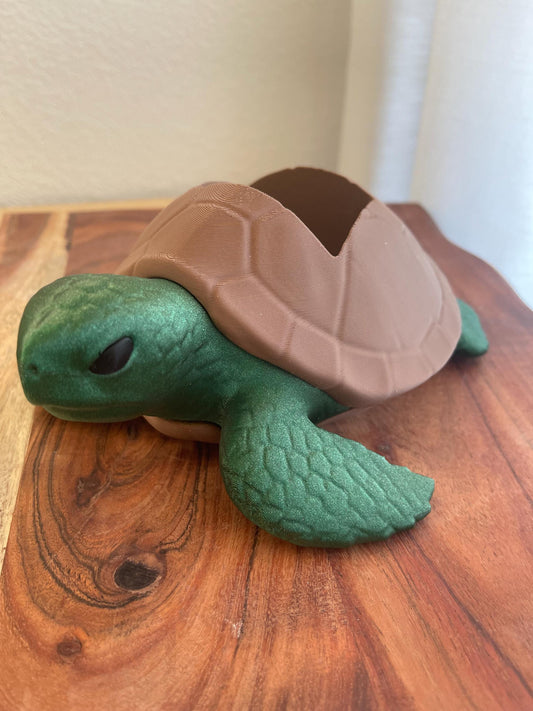 Sea Turtle Soap Holder for Bath & Body Works Foaming Soap | Coastal Bathroom Decor | Ocean Turtle Countertop Soap Stand | Beach House Gift