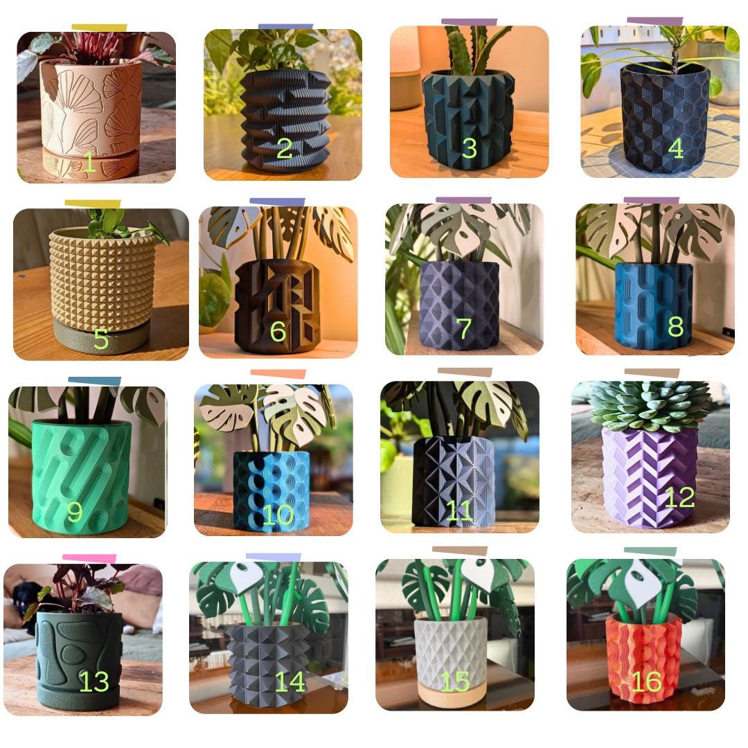Sunflower Coaster Tree + Decorative Planter Set | Modular Base Options | Sunflower Drink Holder