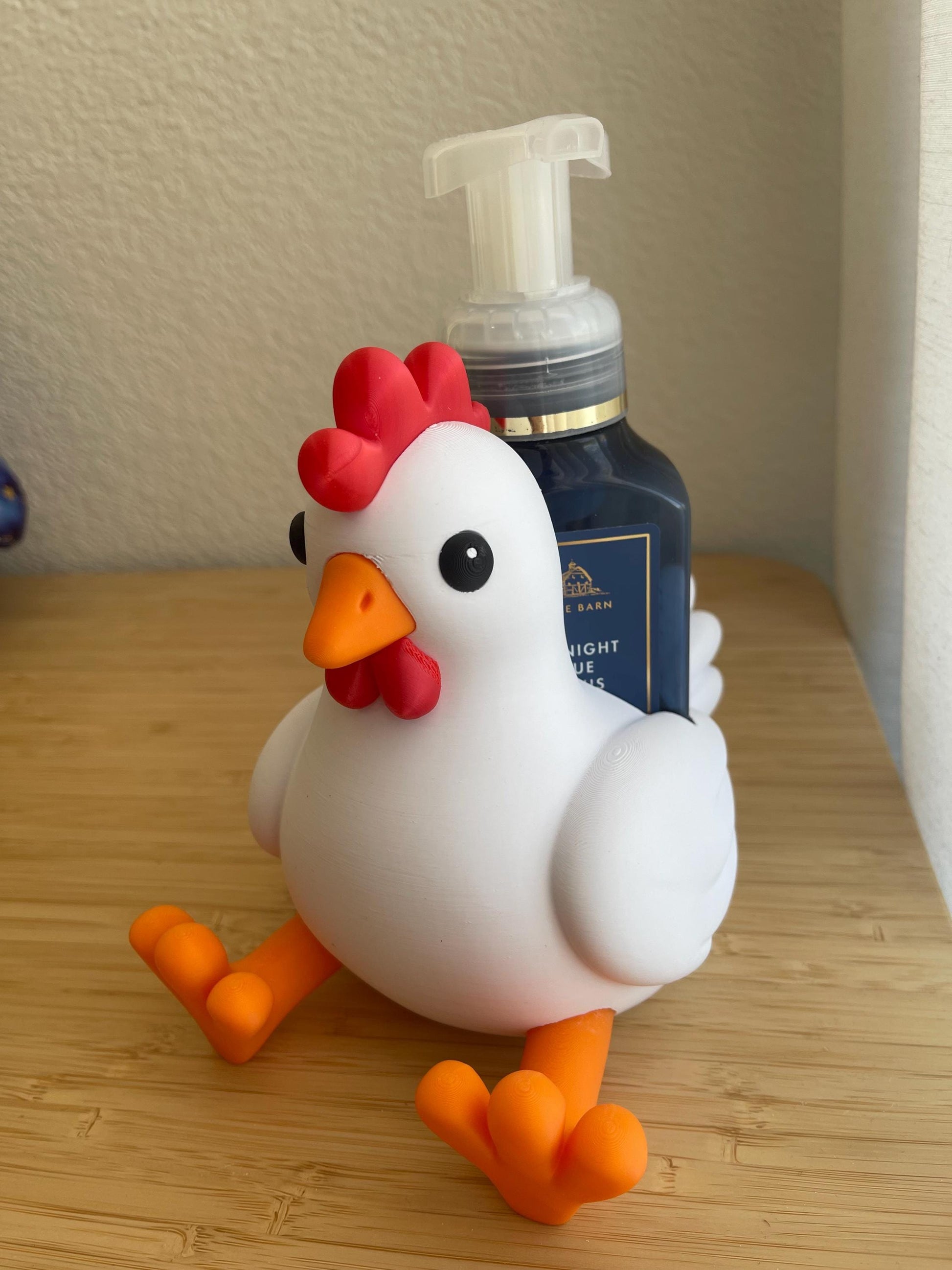 Chicken/Rooster Soap Holder | Farmhouse Bathroom Decor, Rooster Sink Organizer