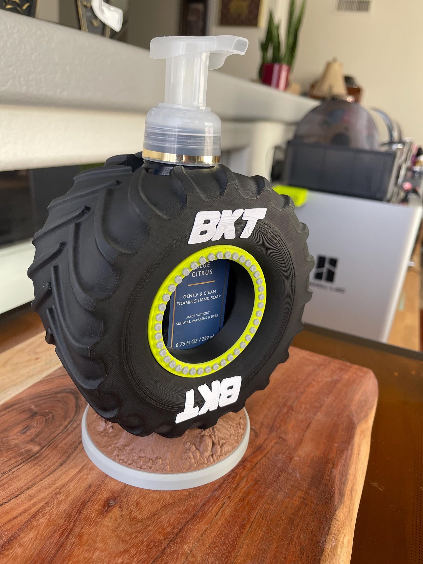 Monster Truck Tire Bath & Body Works Foaming Soap Holder