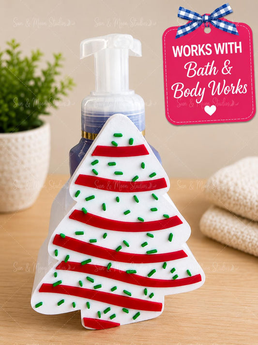 Christmas Tree Cake Soap Holder | Bath & Body Works Foaming Soap Decor