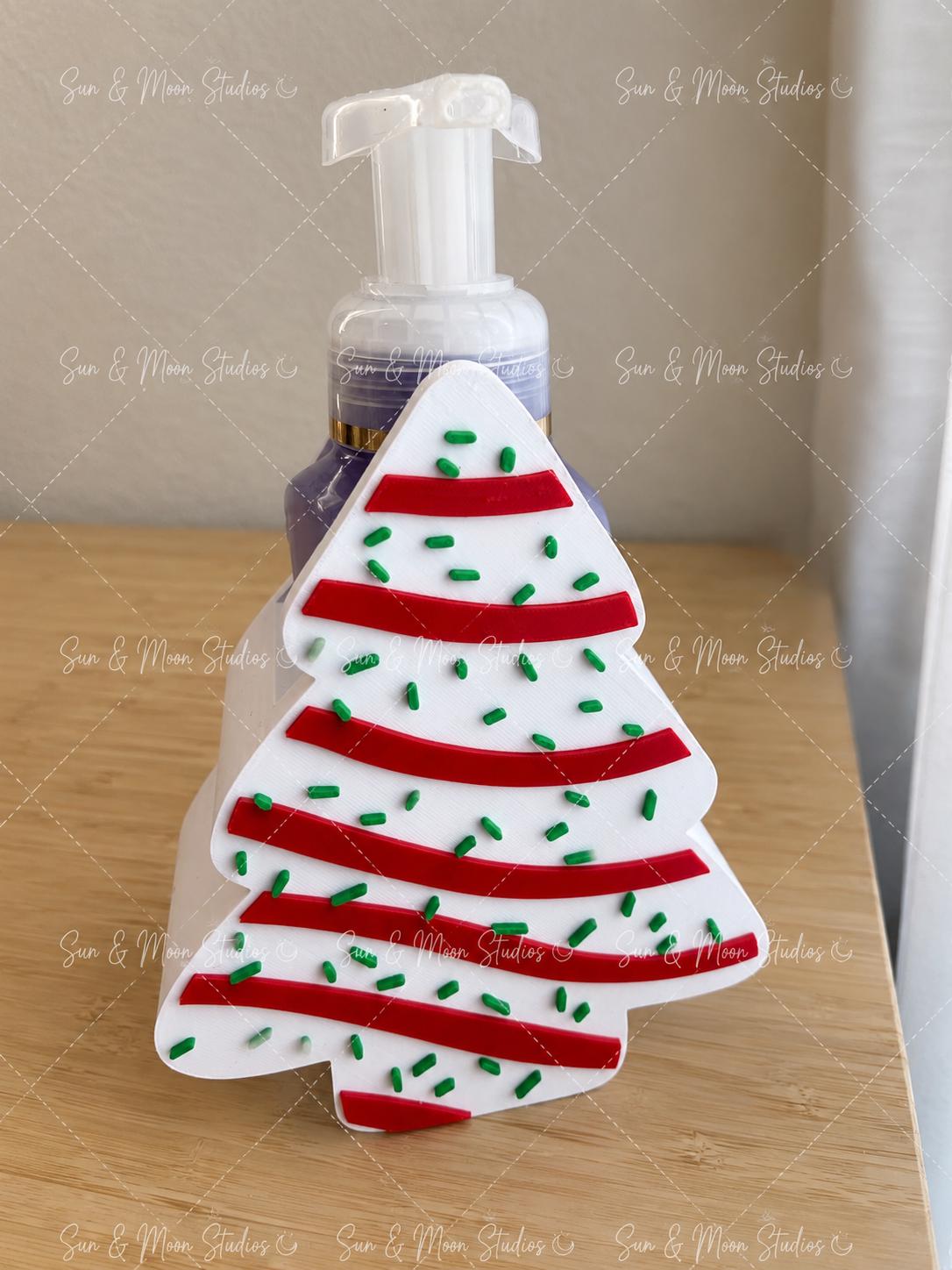 Christmas Tree Cake Soap Holder | Bath & Body Works Foaming Soap Decor