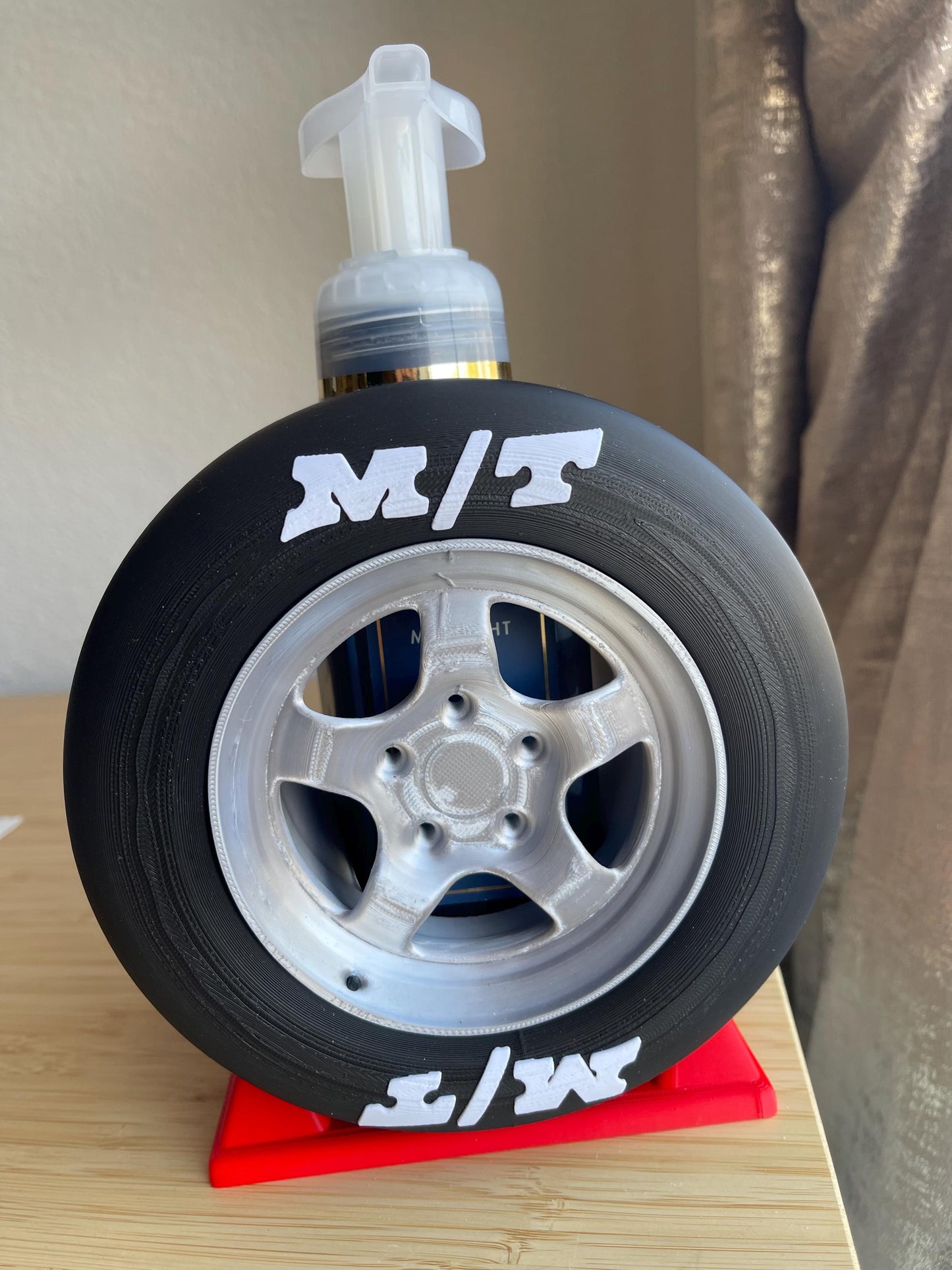 Racing Slick Tire Bath & Body Works Foaming Soap Holder