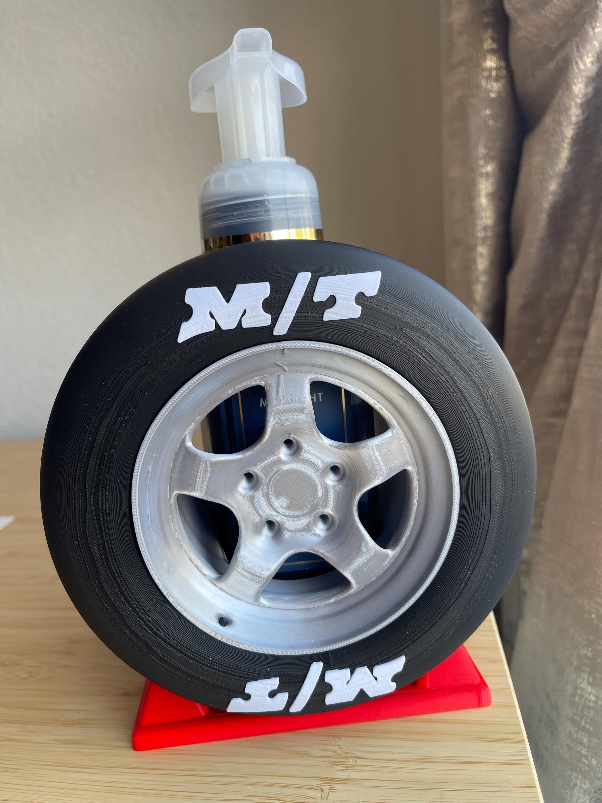 Racing Slick Tire Bath & Body Works Foaming Soap Holder