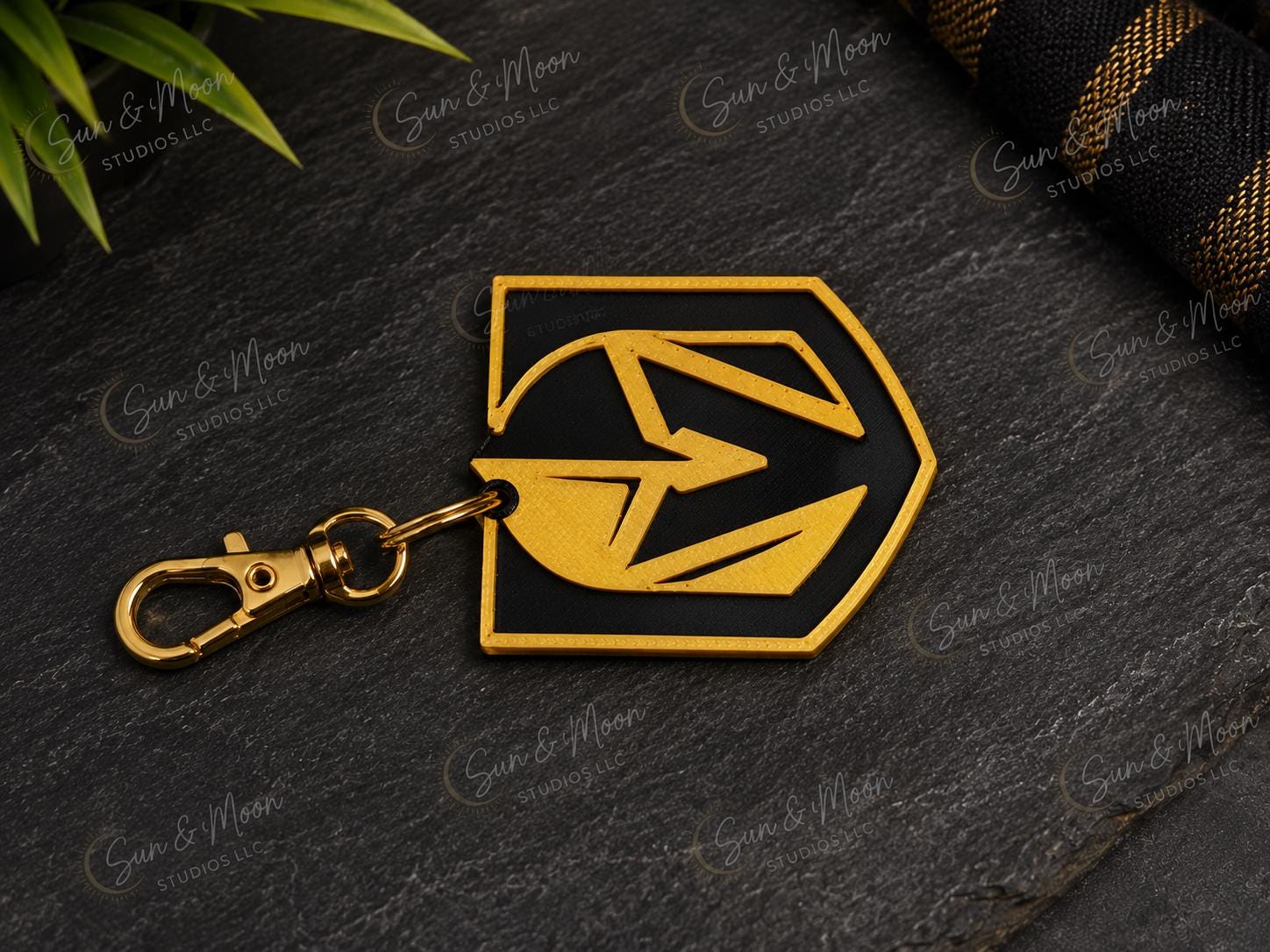 VGK Can Tab Opener Keychain | Vegas Hockey Fan Gift | Soda Can Tab Puller | Vegas Gold & Black Keychain | Hockey Fan Accessory