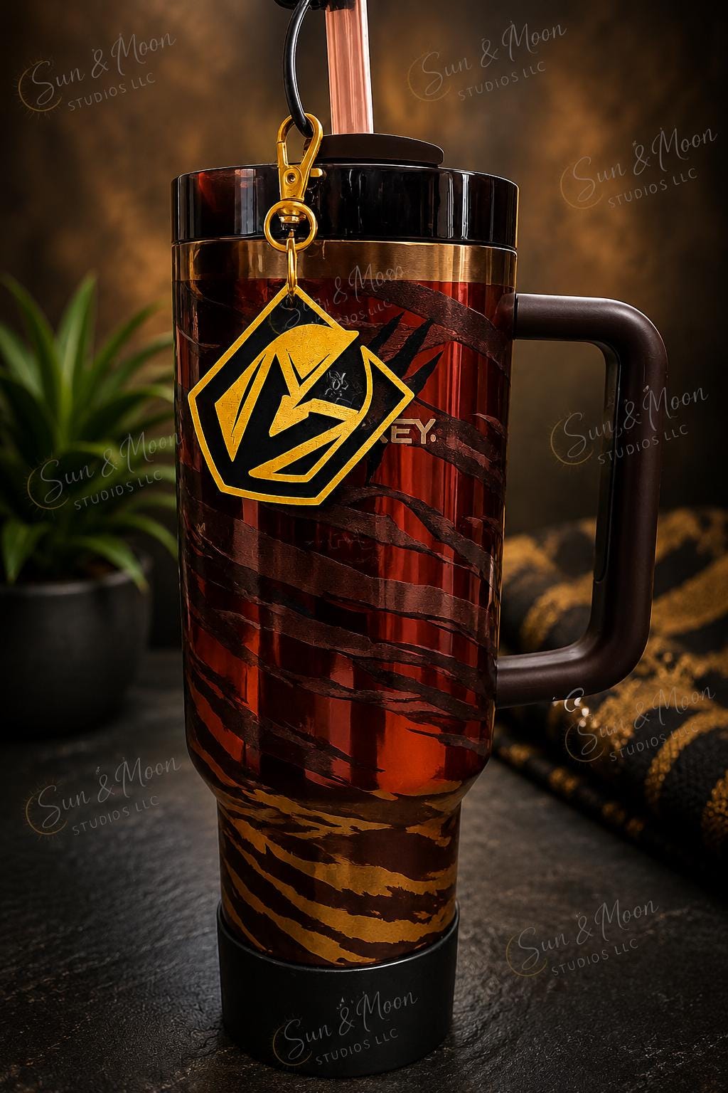 VGK Can Tab Opener Keychain | Vegas Hockey Fan Gift | Soda Can Tab Puller | Vegas Gold & Black Keychain | Hockey Fan Accessory