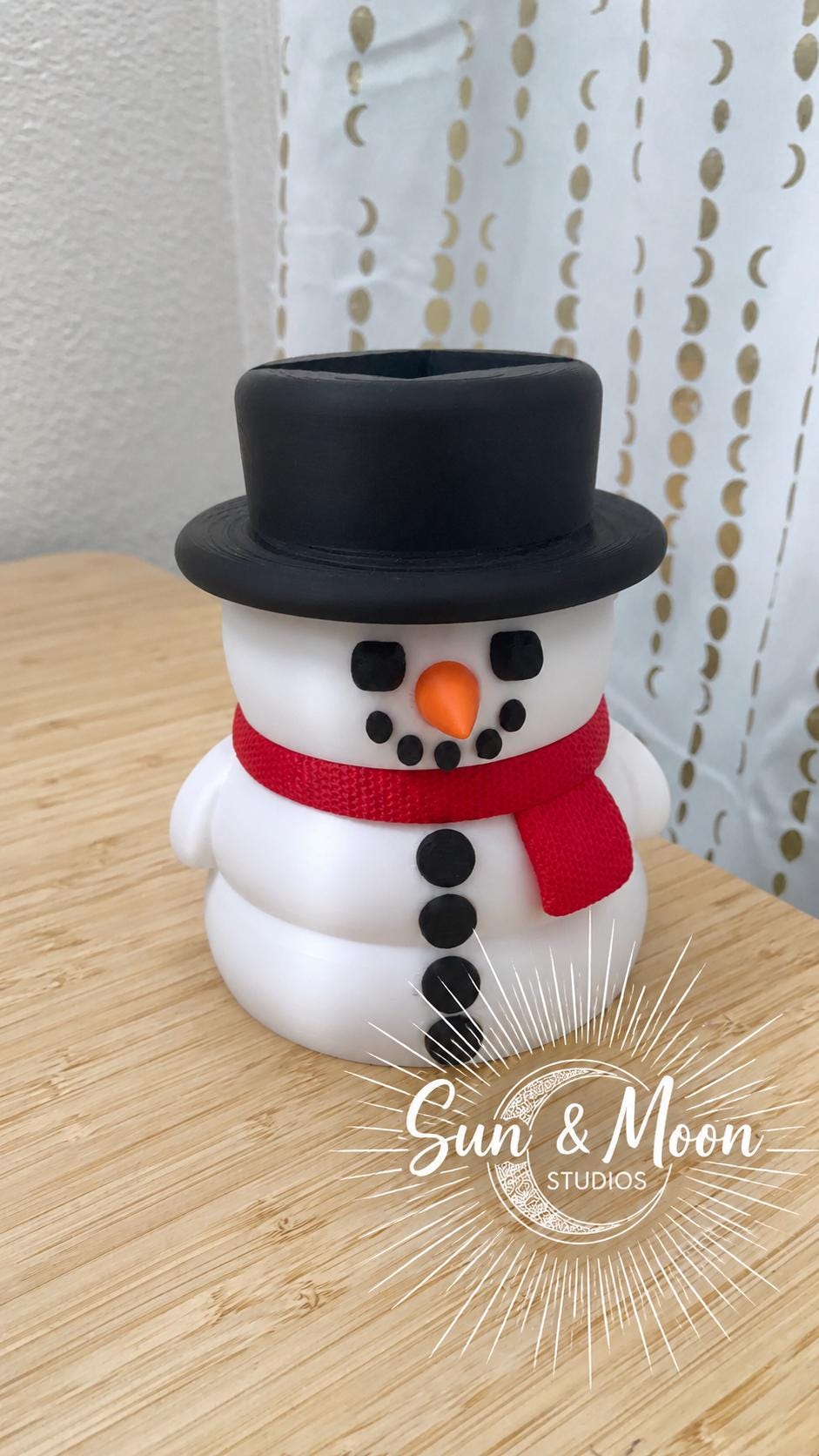 Snowman Foaming Soap Holder | Christmas Bath & Body Works Soap Holder | Winter Bathroom Decor | Holiday Kitchen Sink Decor