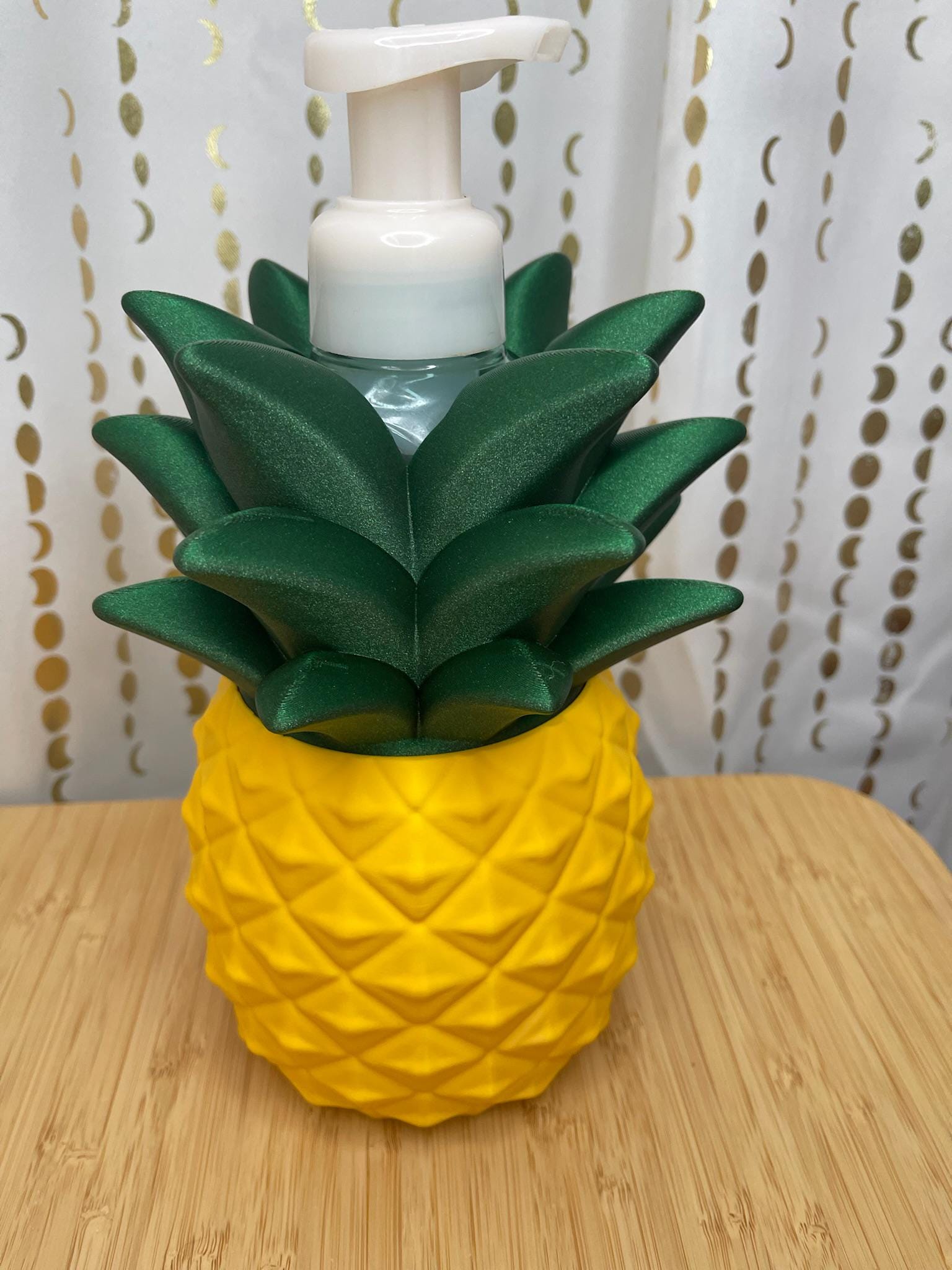 Pineapple Foaming Soap Holder | Bath & Body Works Soap Dispenser Cover | Tropical Bathroom Decor | Summer Kitchen Decor