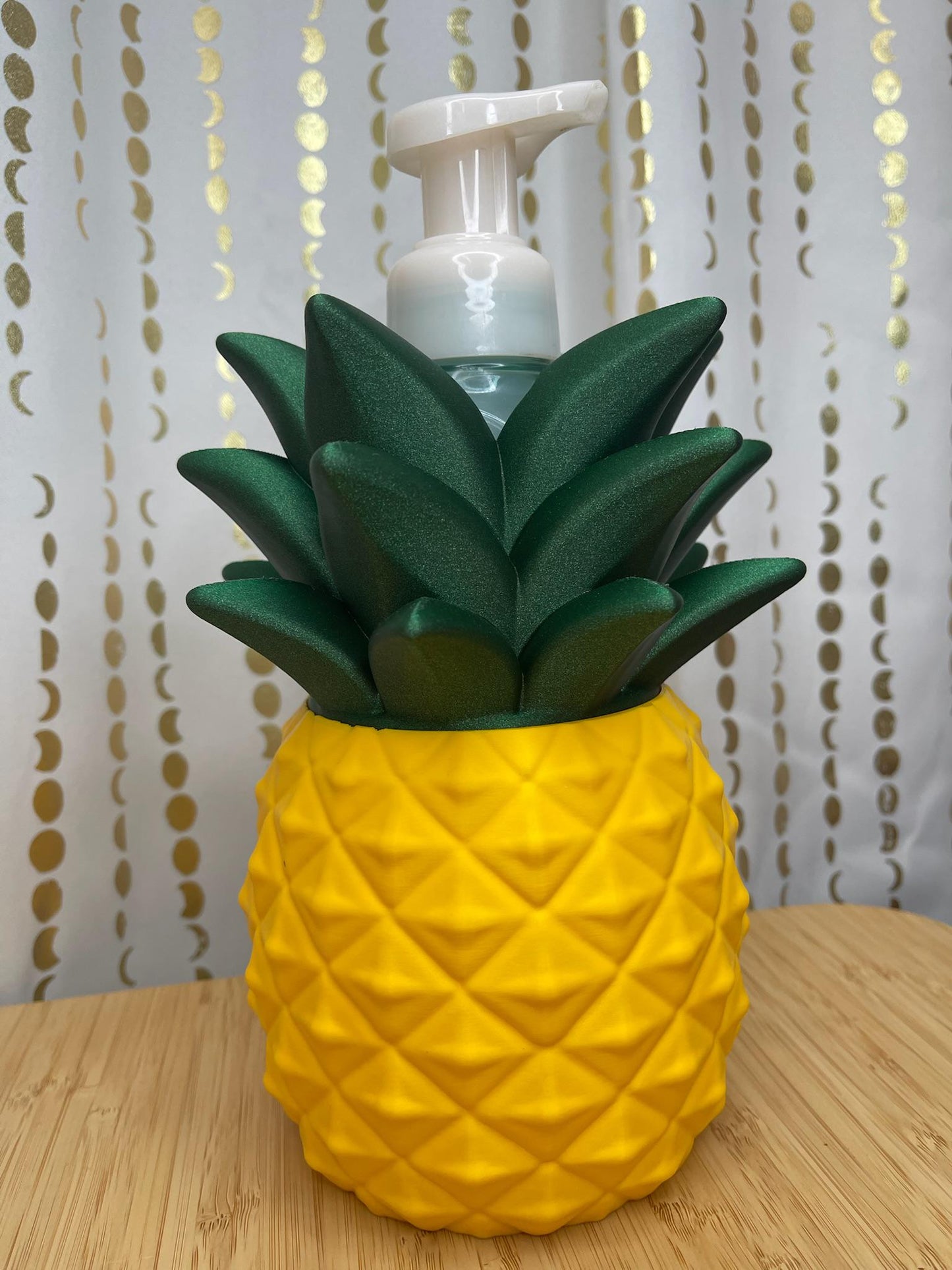 Pineapple Foaming Soap Holder | Bath & Body Works Soap Dispenser Cover | Tropical Bathroom Decor | Summer Kitchen Decor